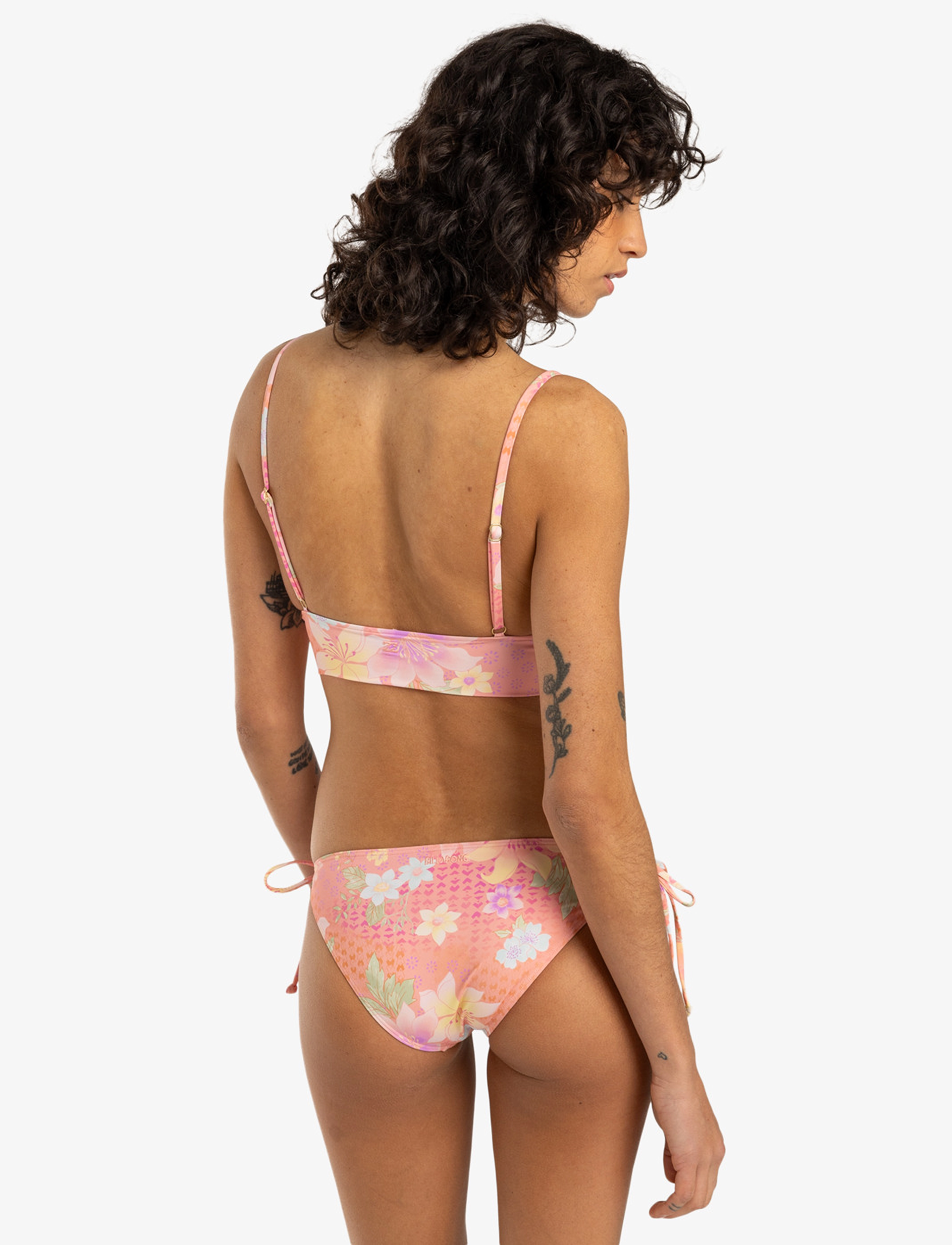 Billabong - CRAZY FOR CORAL TIE SIDE TROPI - sport-bademode - peach out - 3