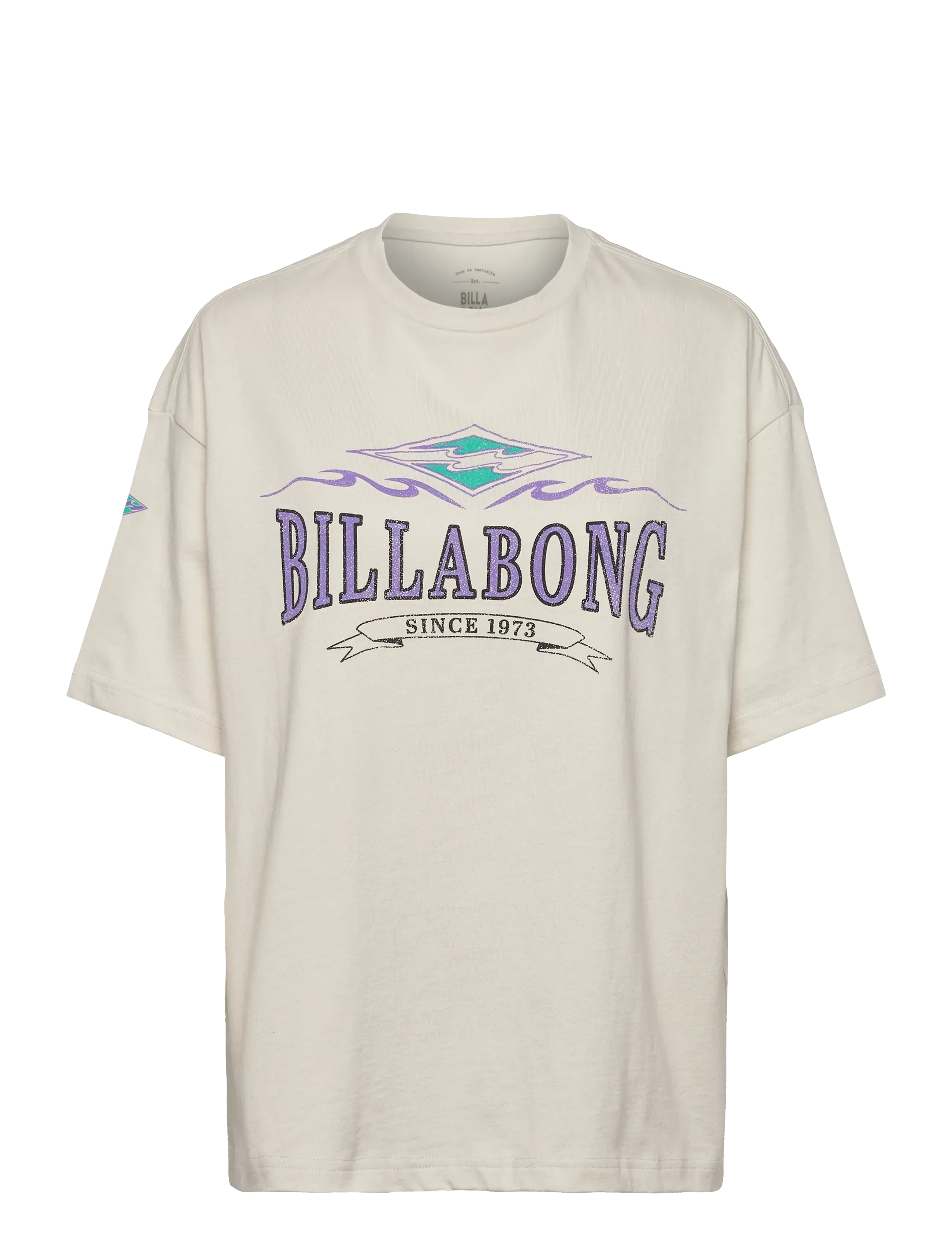 WAVE OUT TEE - LIGHT GREY