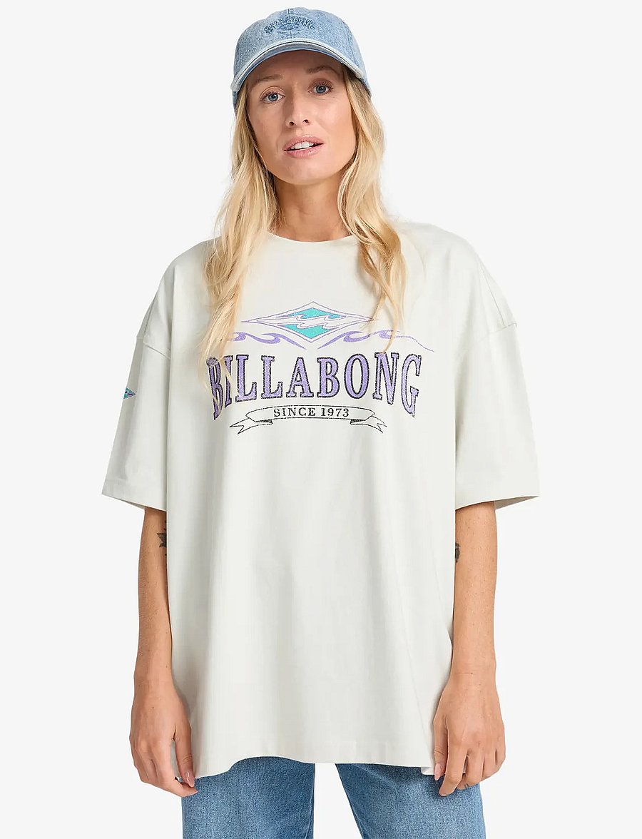 Billabong - WAVE OUT TEE - topi un t-krekli - light grey - 0