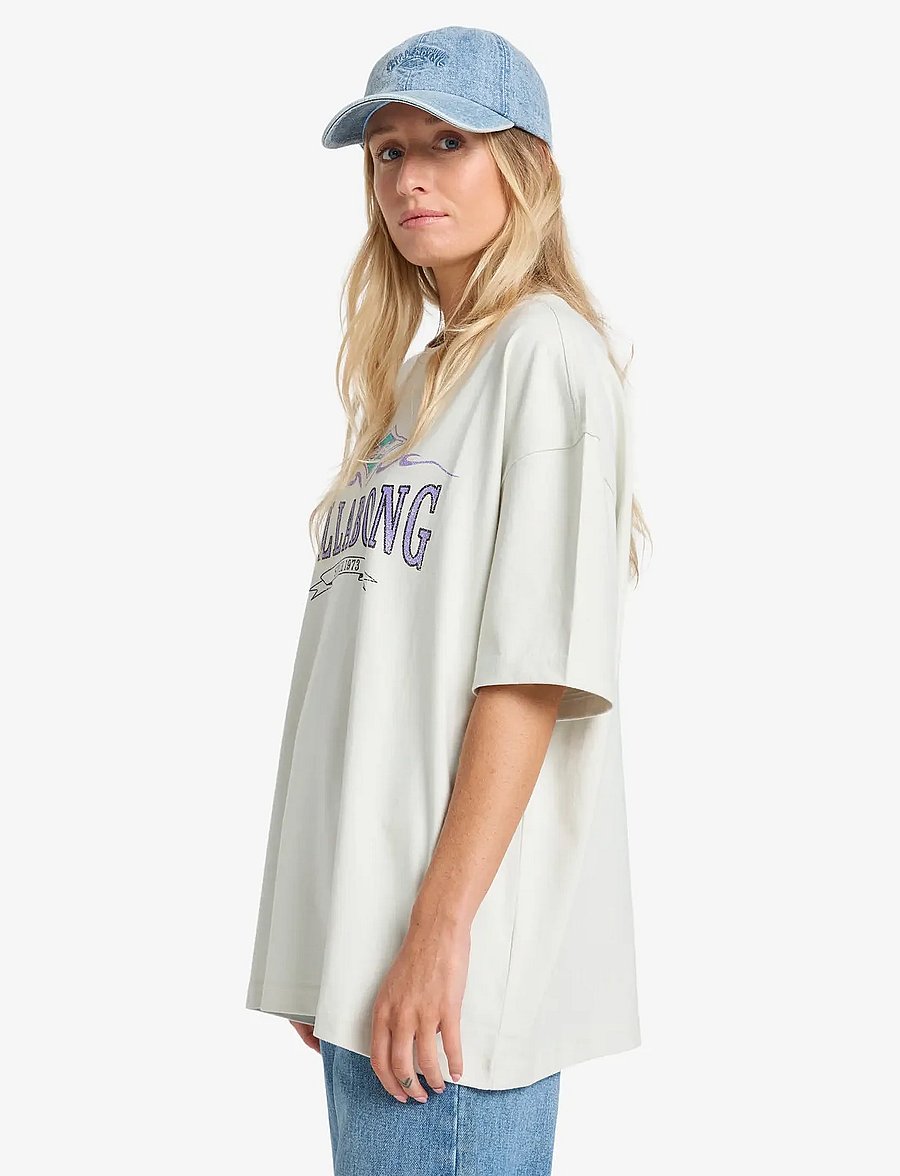Billabong - WAVE OUT TEE - topi un t-krekli - light grey - 5