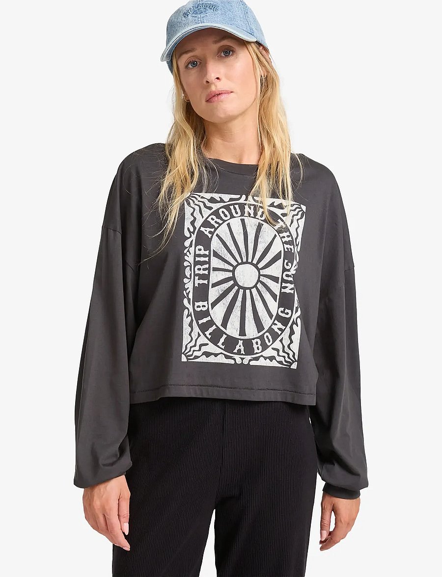 Billabong - TRIP AROUND - langarmshirts - off black - 0