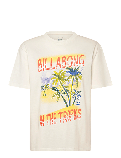 Billabong LUSH ESCAPE - T-Shirts - SALT CRYSTAL / cream