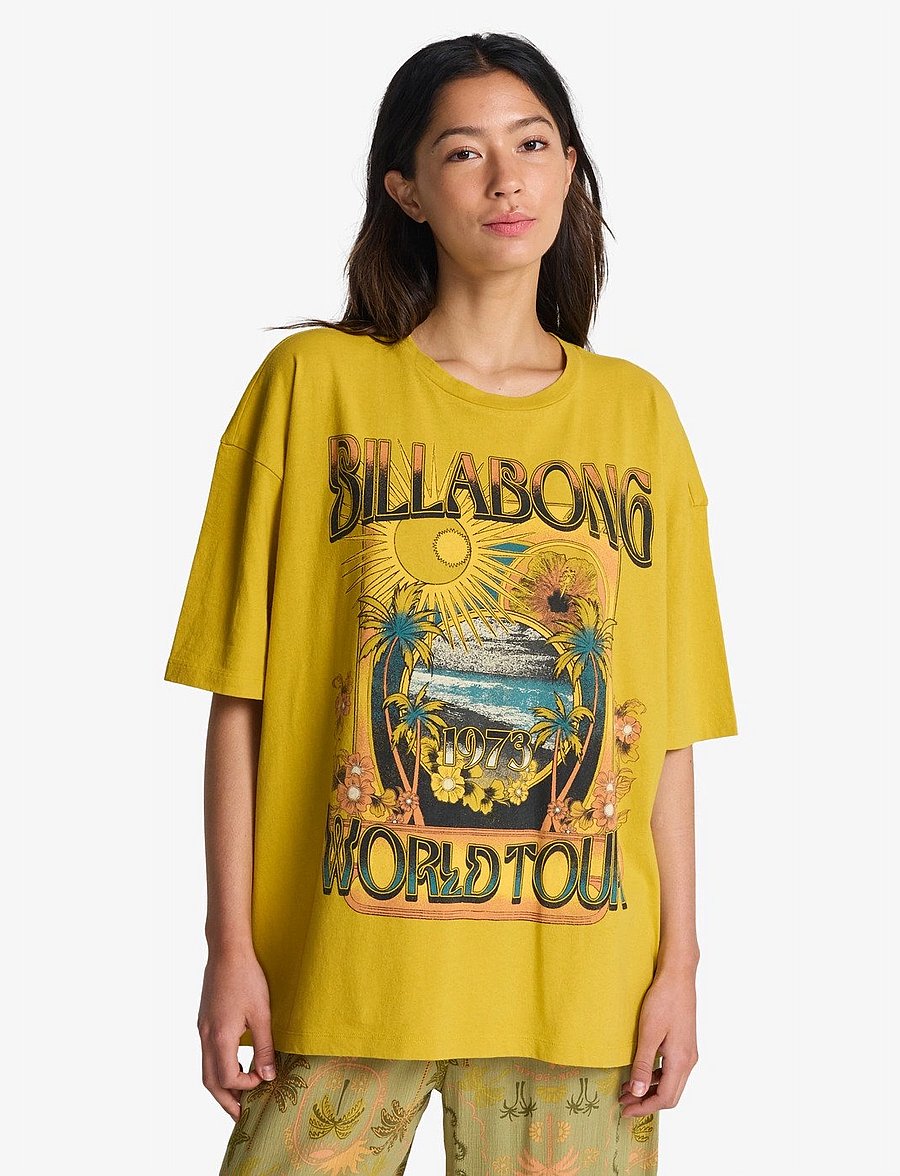 Billabong - BETWEEN NIGHT & DAWN - t-shirts - sulfur - 0