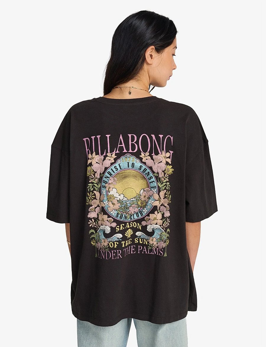 Billabong - FLORAL ROCKER - t-shirts - off black - 3