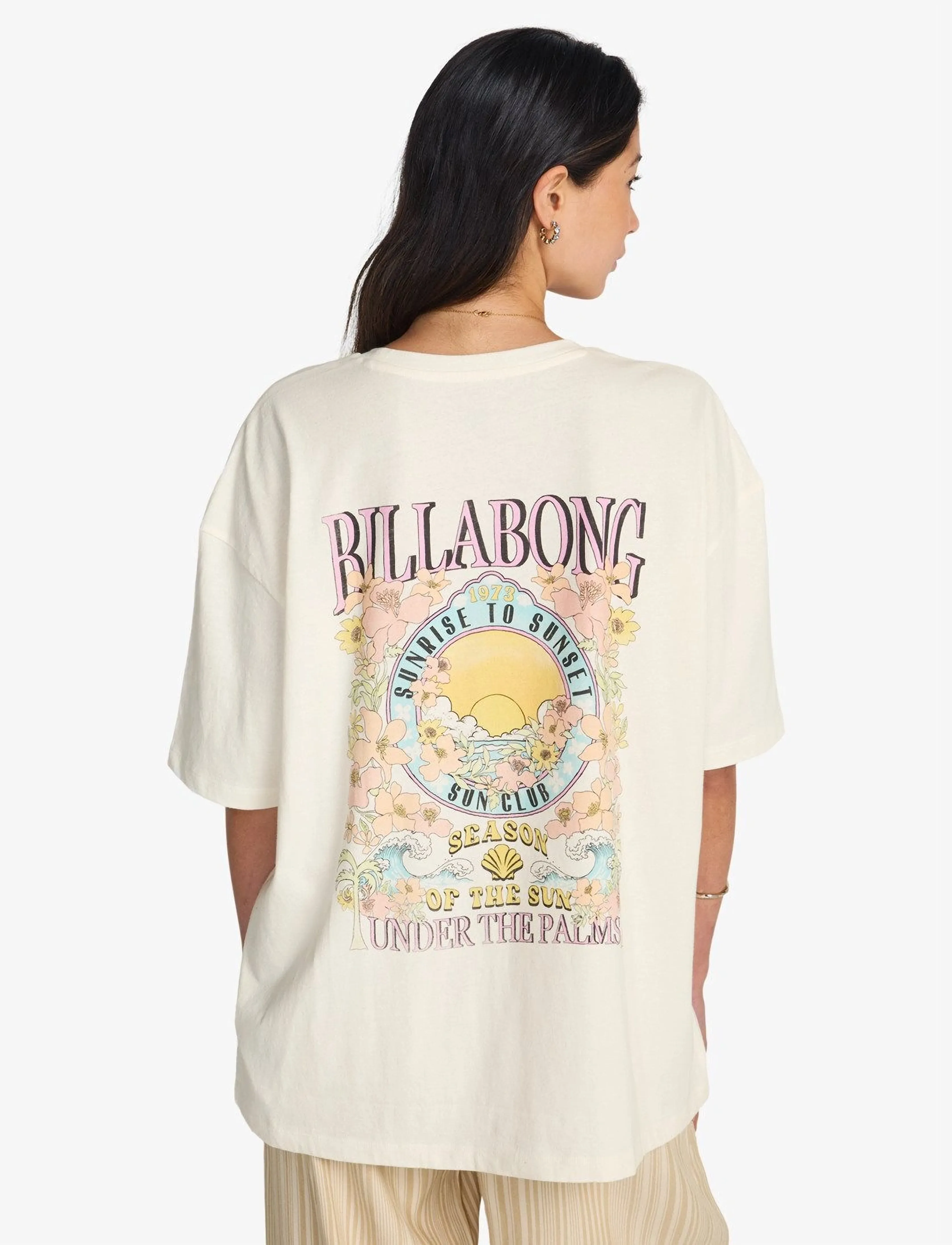 Billabong - FLORAL ROCKER - alussärgid ja t-särgid - salt crystal - 3