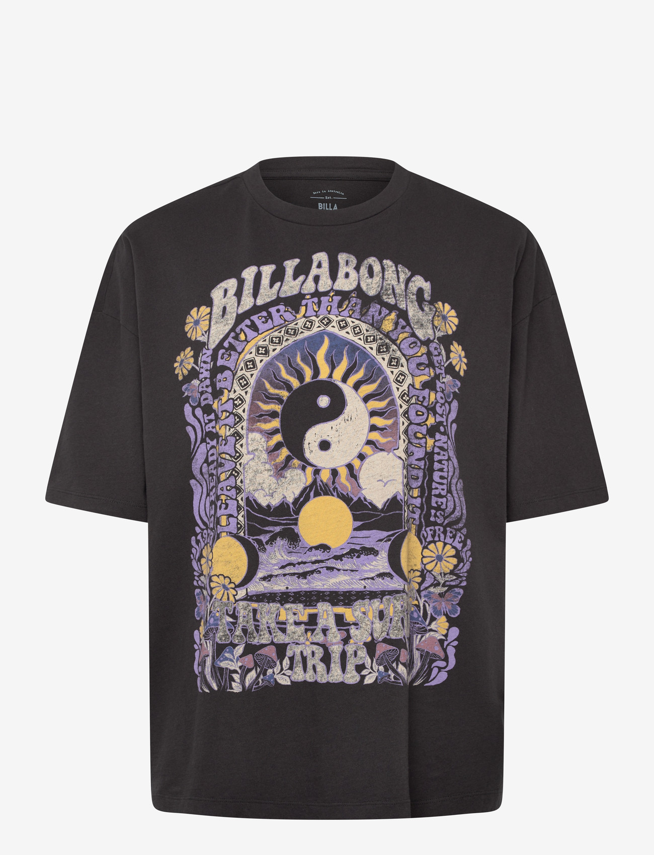 Billabong - SURF TRIP - t-shirts - off black - 1