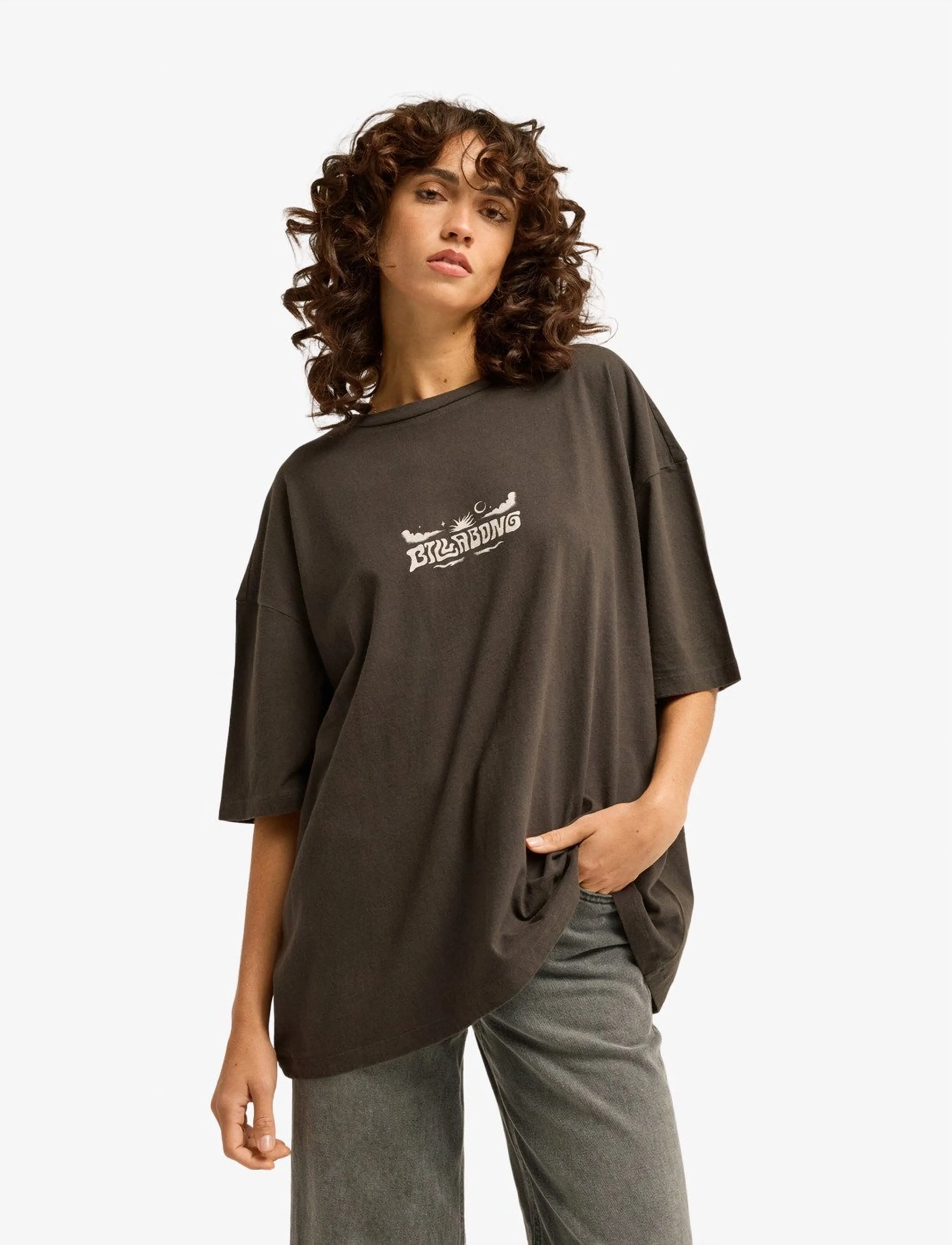 Billabong TROPICAL FILMORE - Sportoberteile - OFF BLACK / black