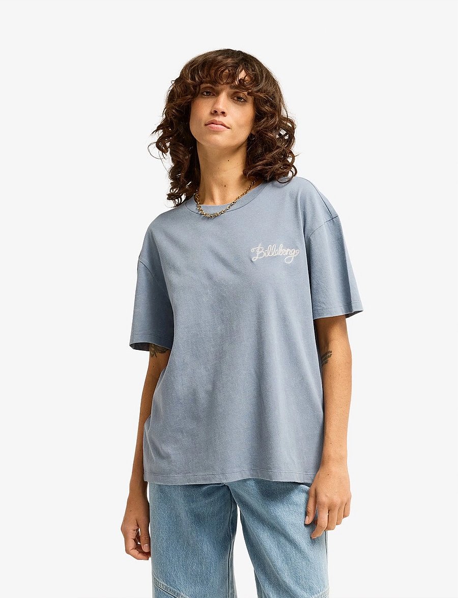Billabong - EVERY OTHER SHELL - t-shirts - salted blue - 0