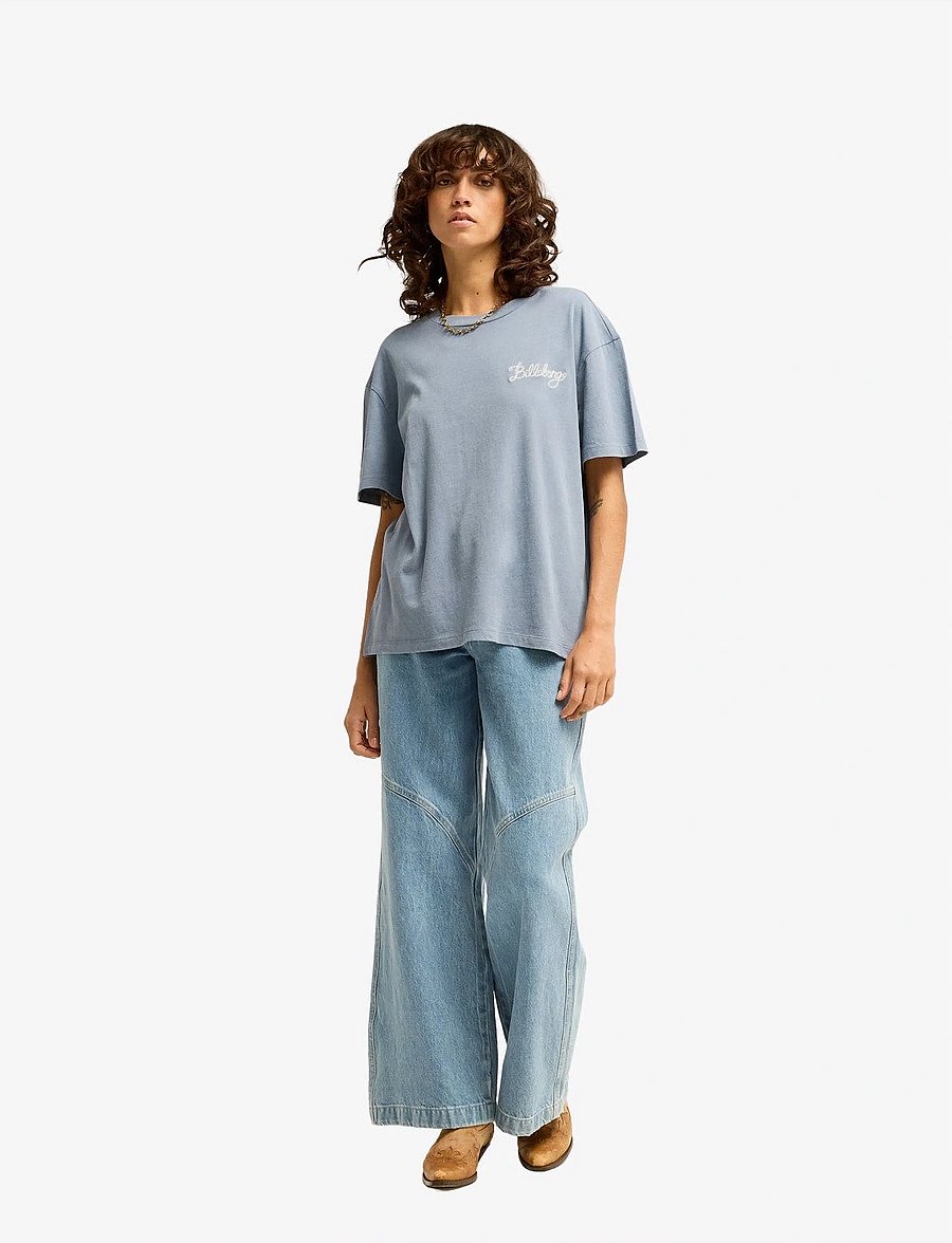 Billabong - EVERY OTHER SHELL - t-shirts - salted blue - 4