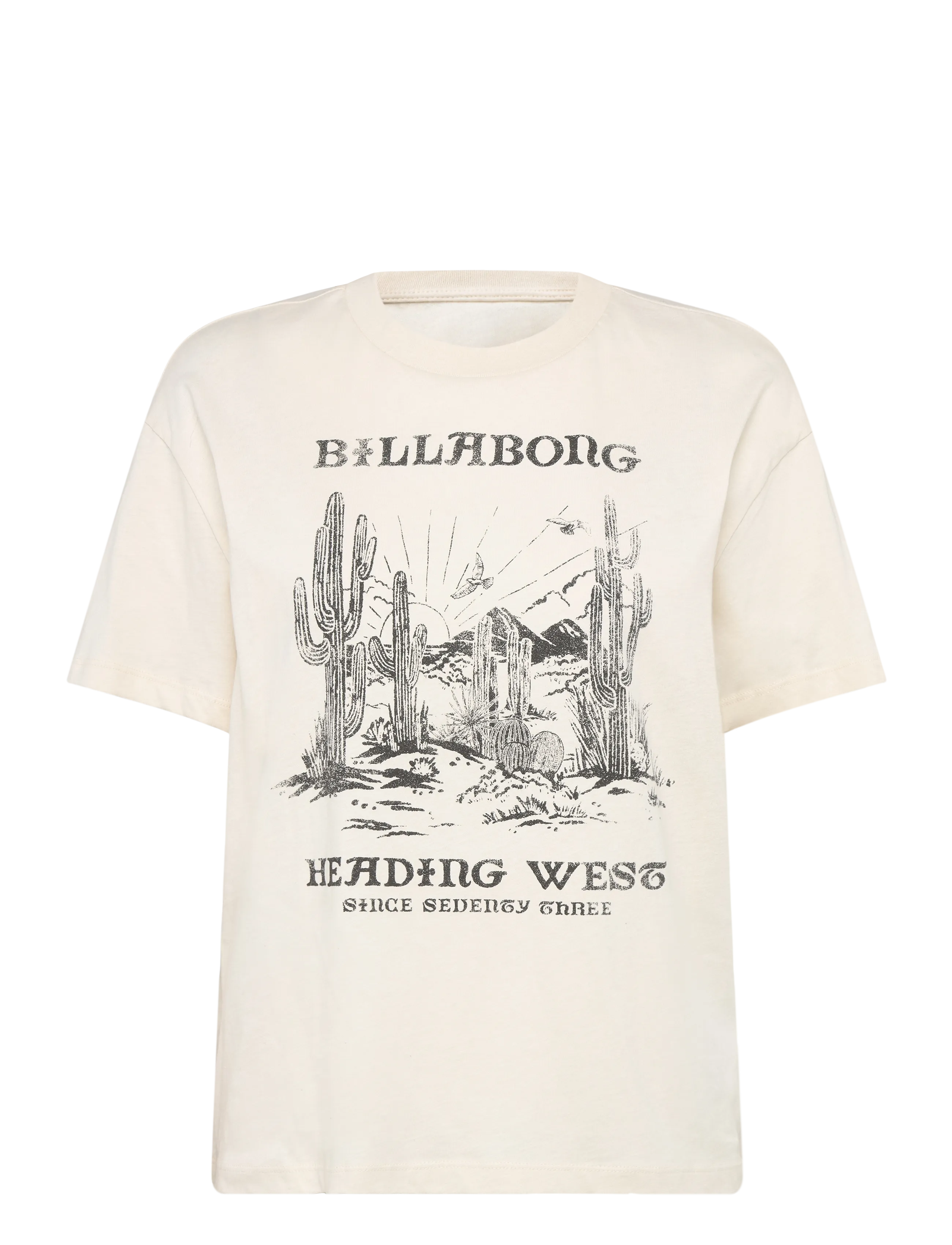 Billabong HEADING WEST - Alussärgid ja T-särgid - WHITE CAP / cream