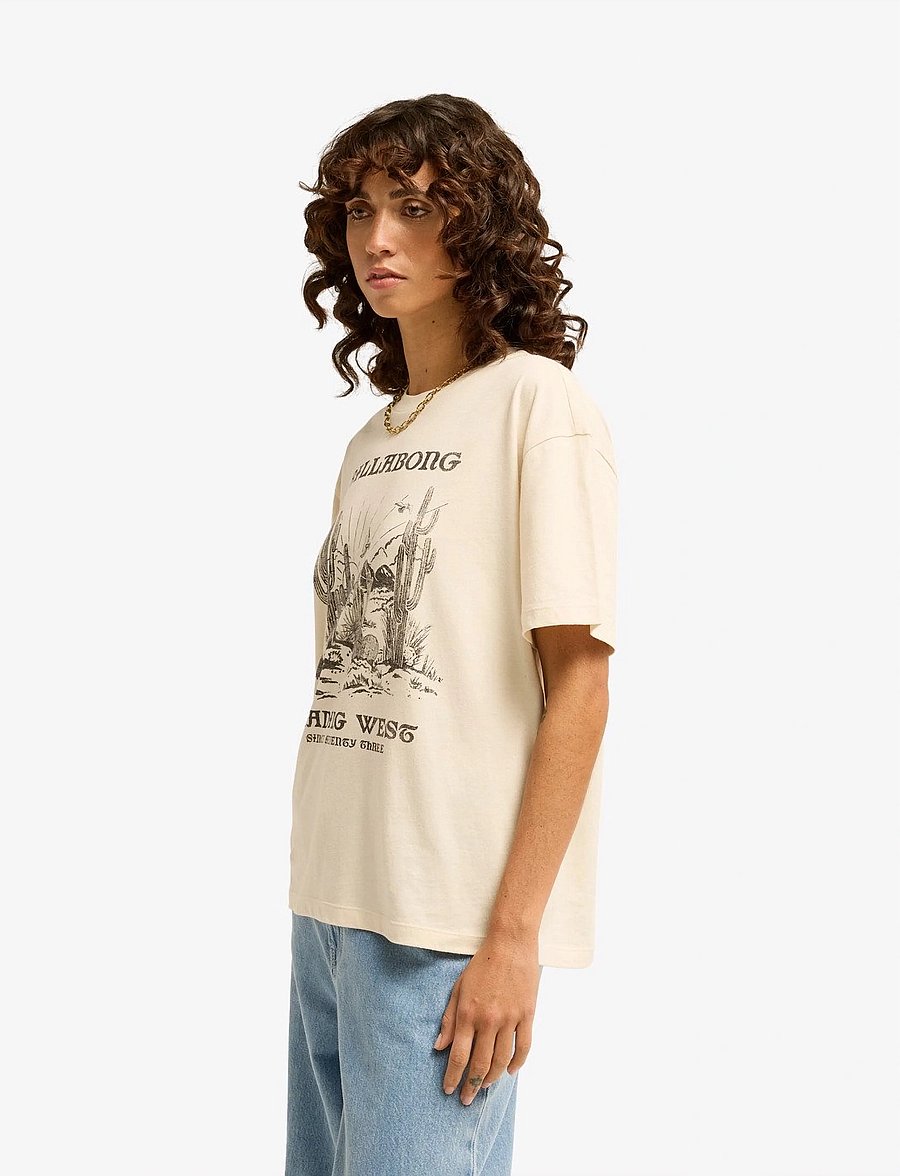 Billabong - HEADING WEST - t-shirts - white cap - 5