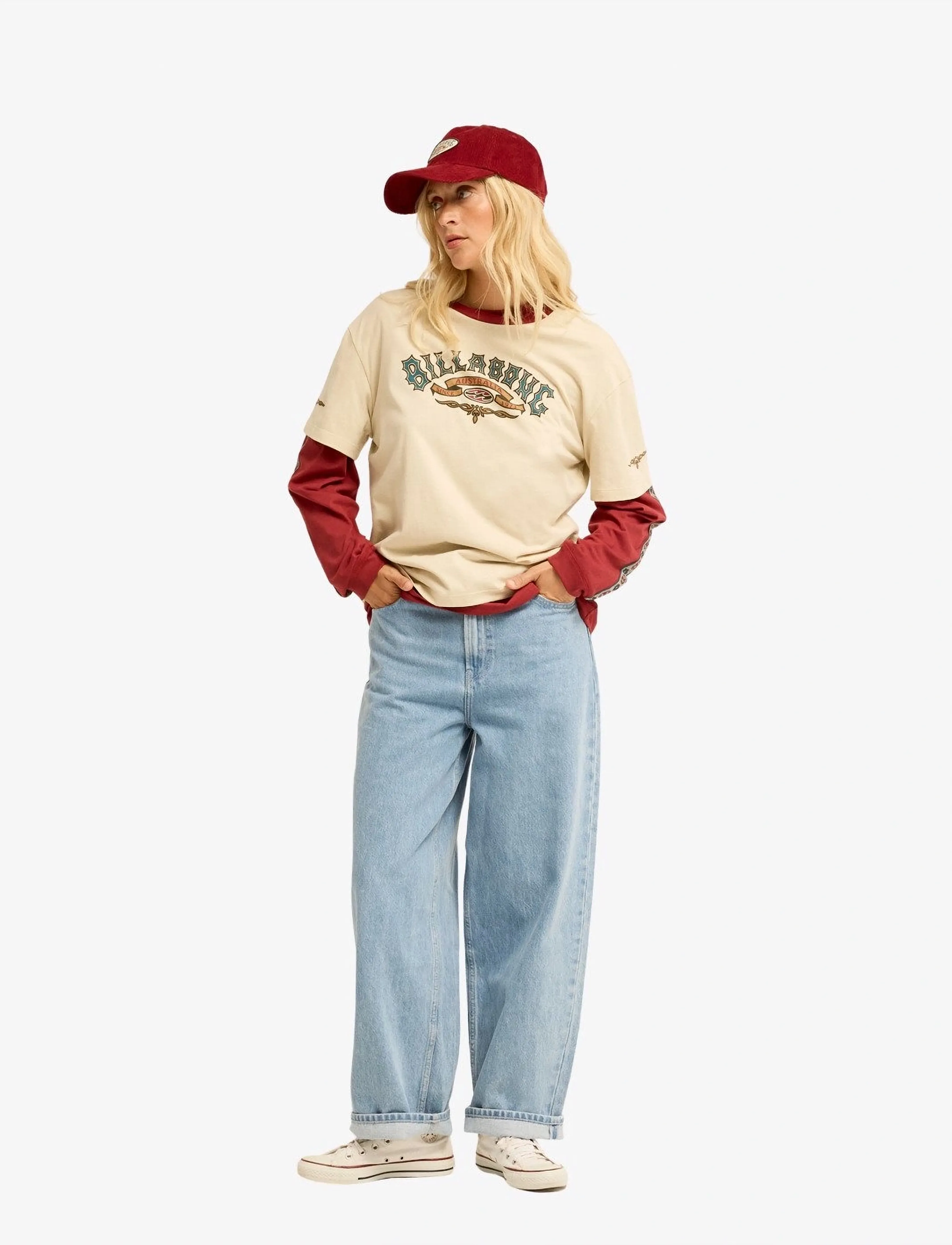 Billabong - SINCE 73 TOMBOY - t-shirts - oatmeal - 4