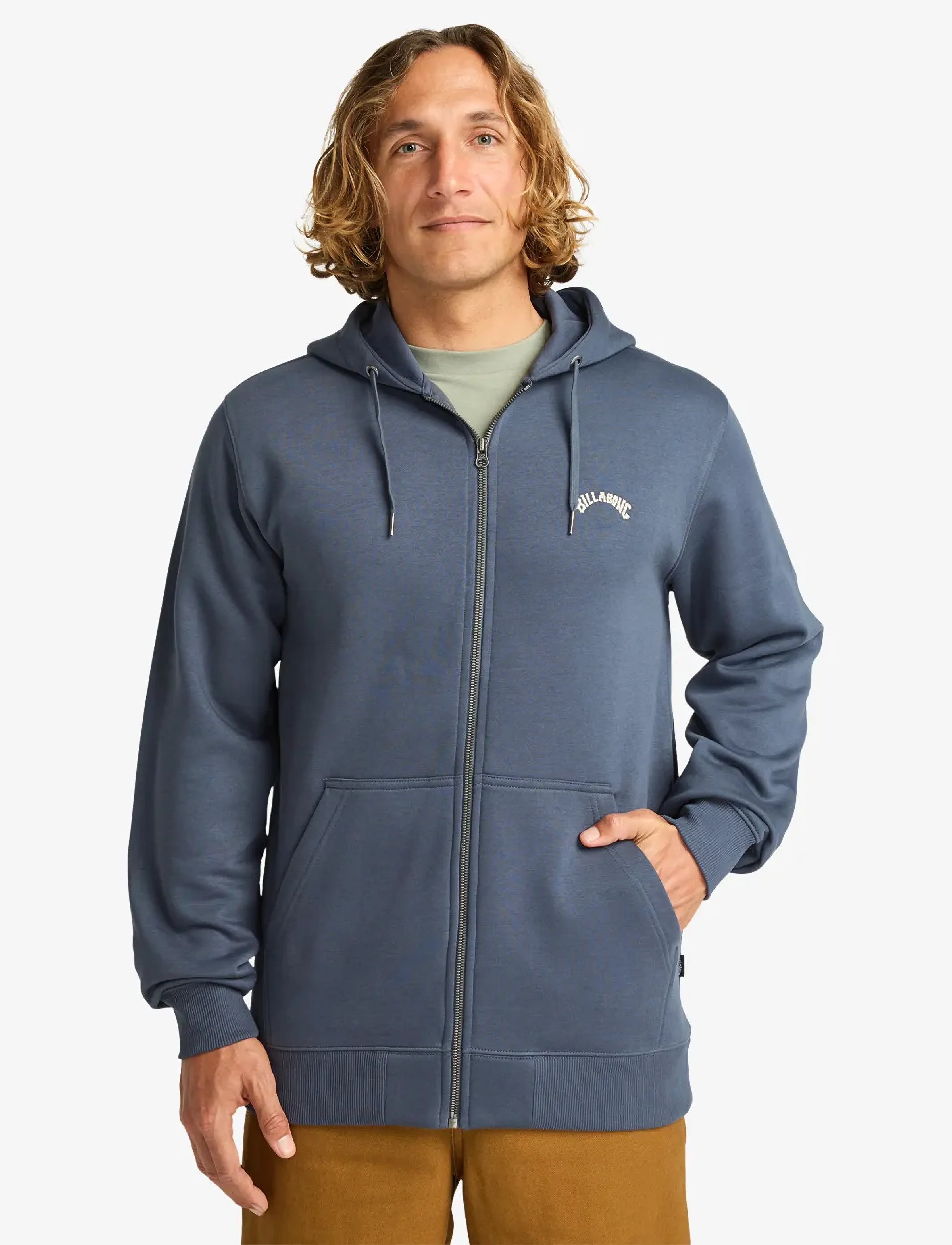 Billabong Arch Zh, S, Blue, Sport Sweatshirts & Hoodies > Sport Hoodies, Herre