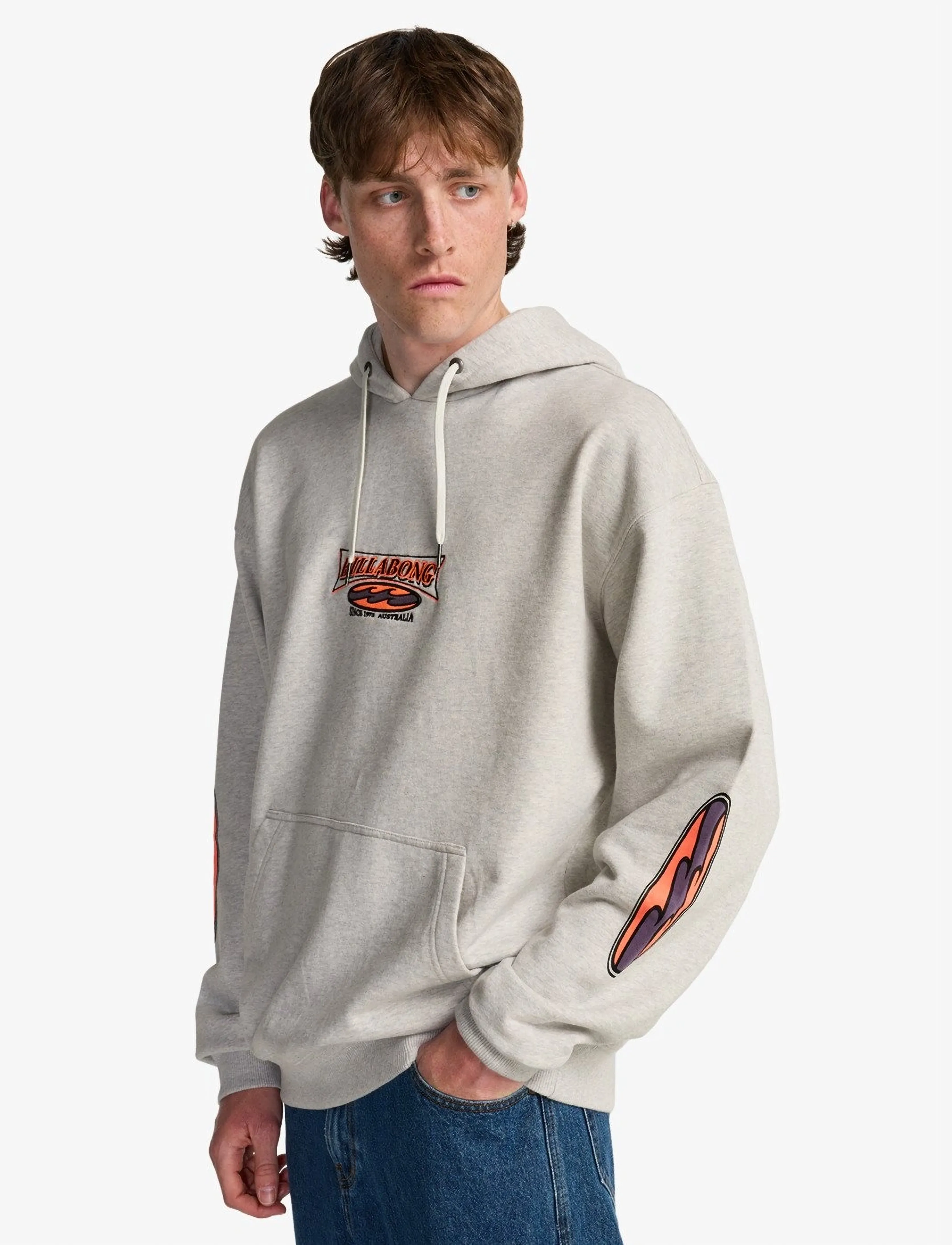 Billabong - BURLEIGH PO - overdele - light grey heather - 4