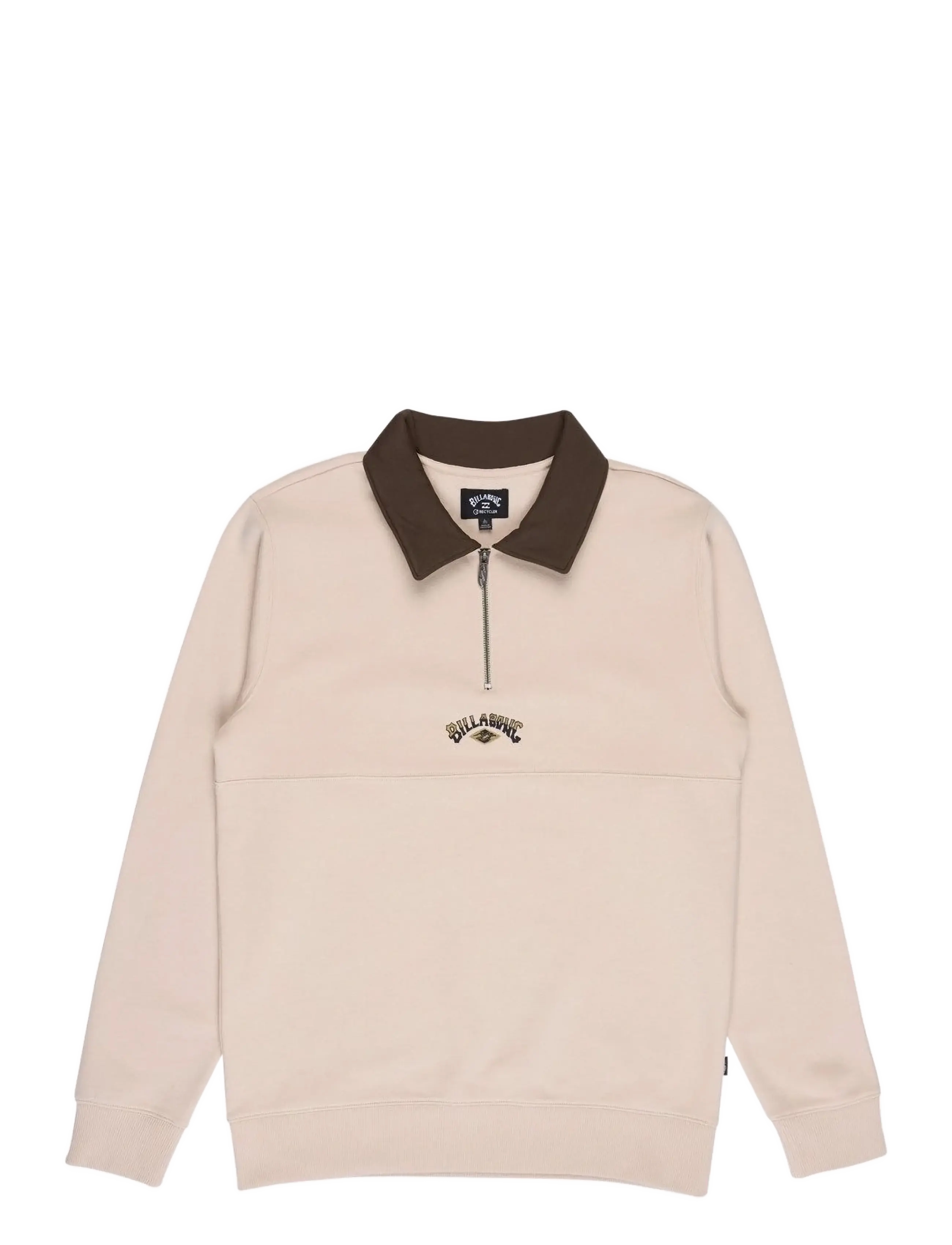 BILLABONG Winton Half Zip Cream - S - Herren