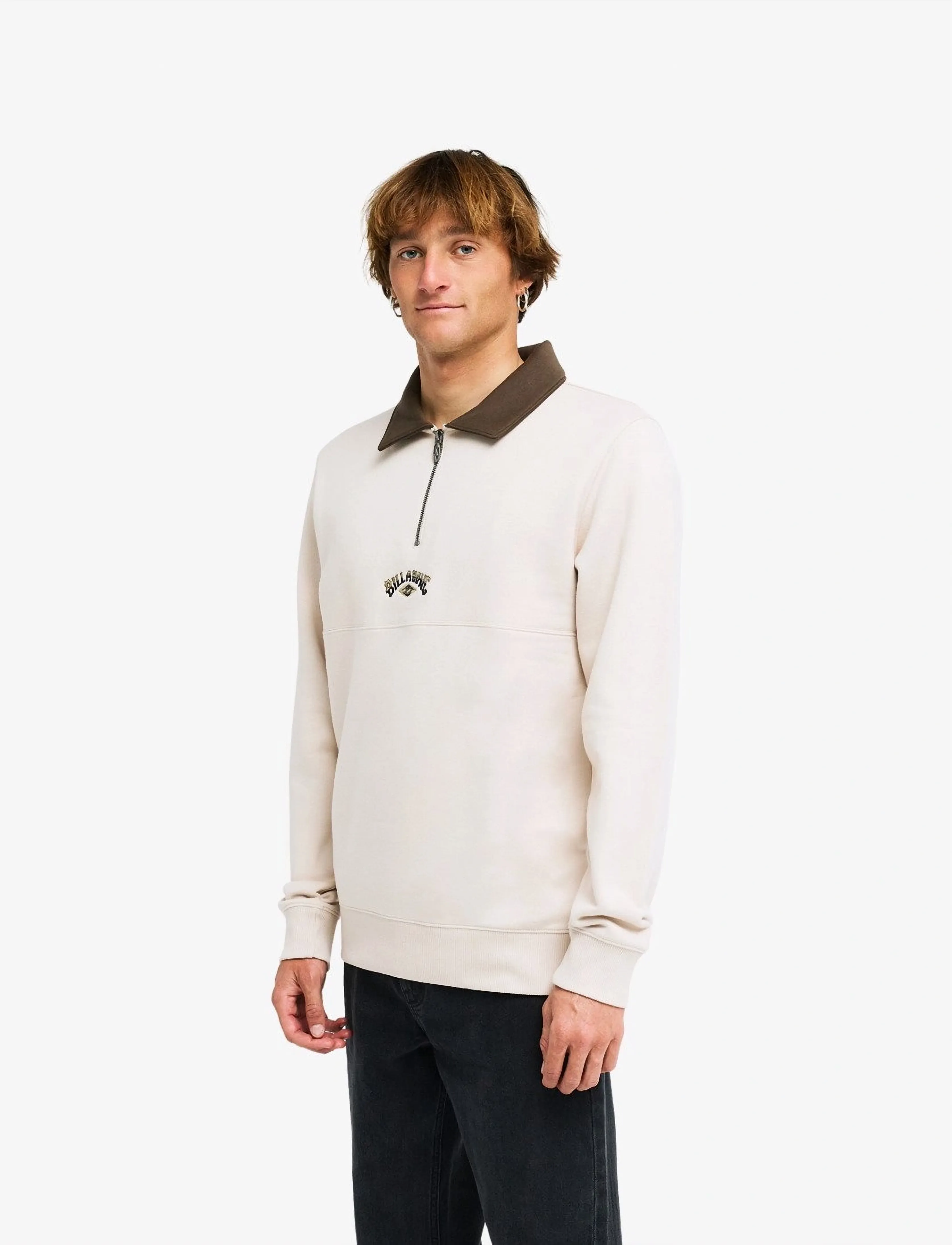 Billabong - WINTON HALF ZIP - sweatshirts - oatmeal - 4