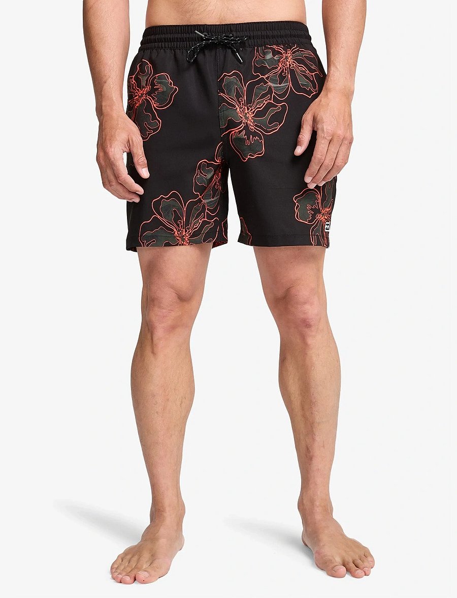 Billabong - SUNDAYS LB - uimashortsit - black print - 0