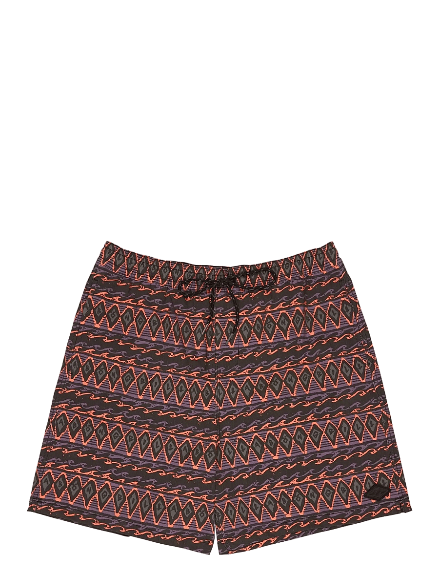 Billabong - WASTED TIMES LB - lühikesed ujumispüksid - black print - 1