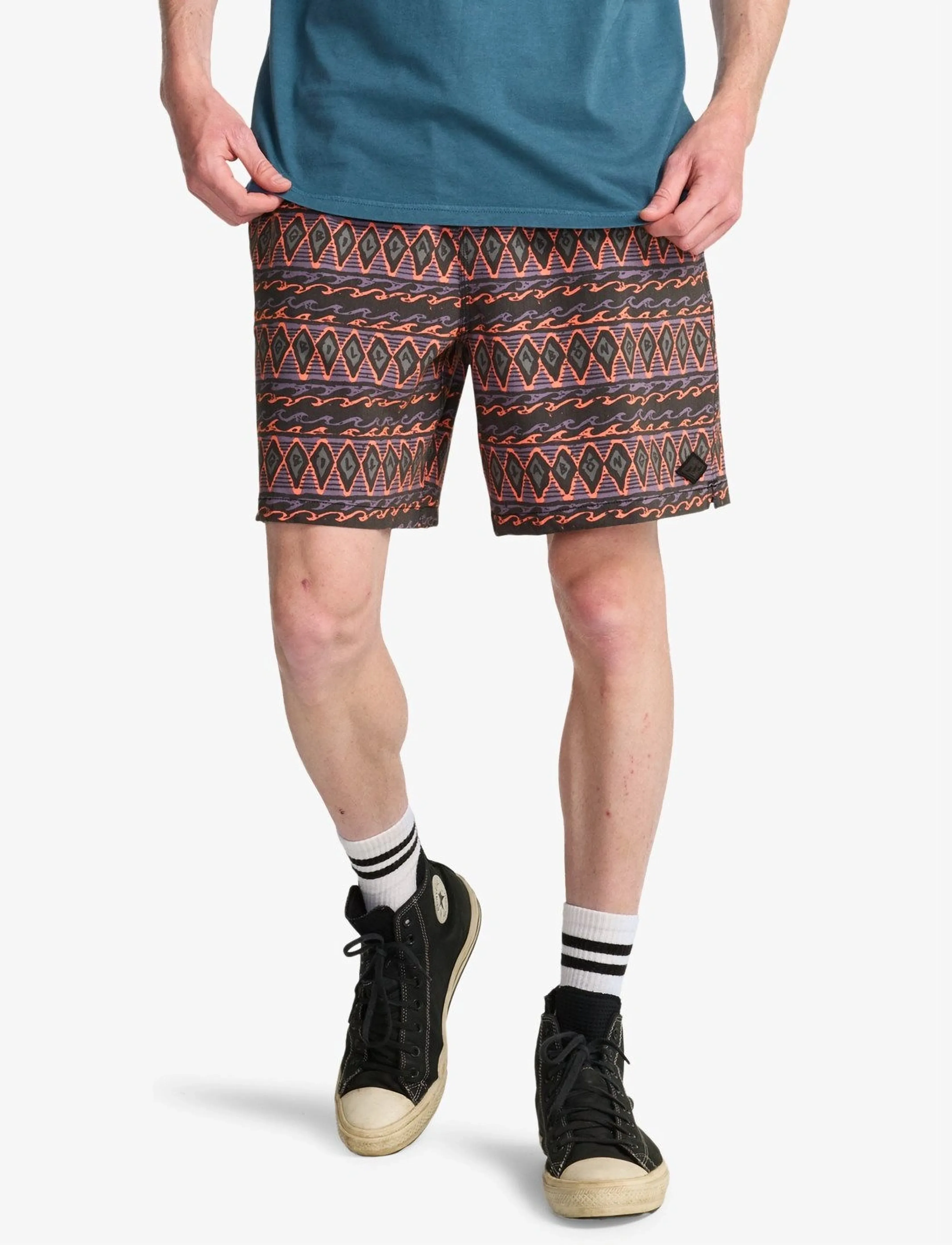 Billabong Wasted Times Lb, Mænd, Grafiske Badeshorts, Brun, Str: M