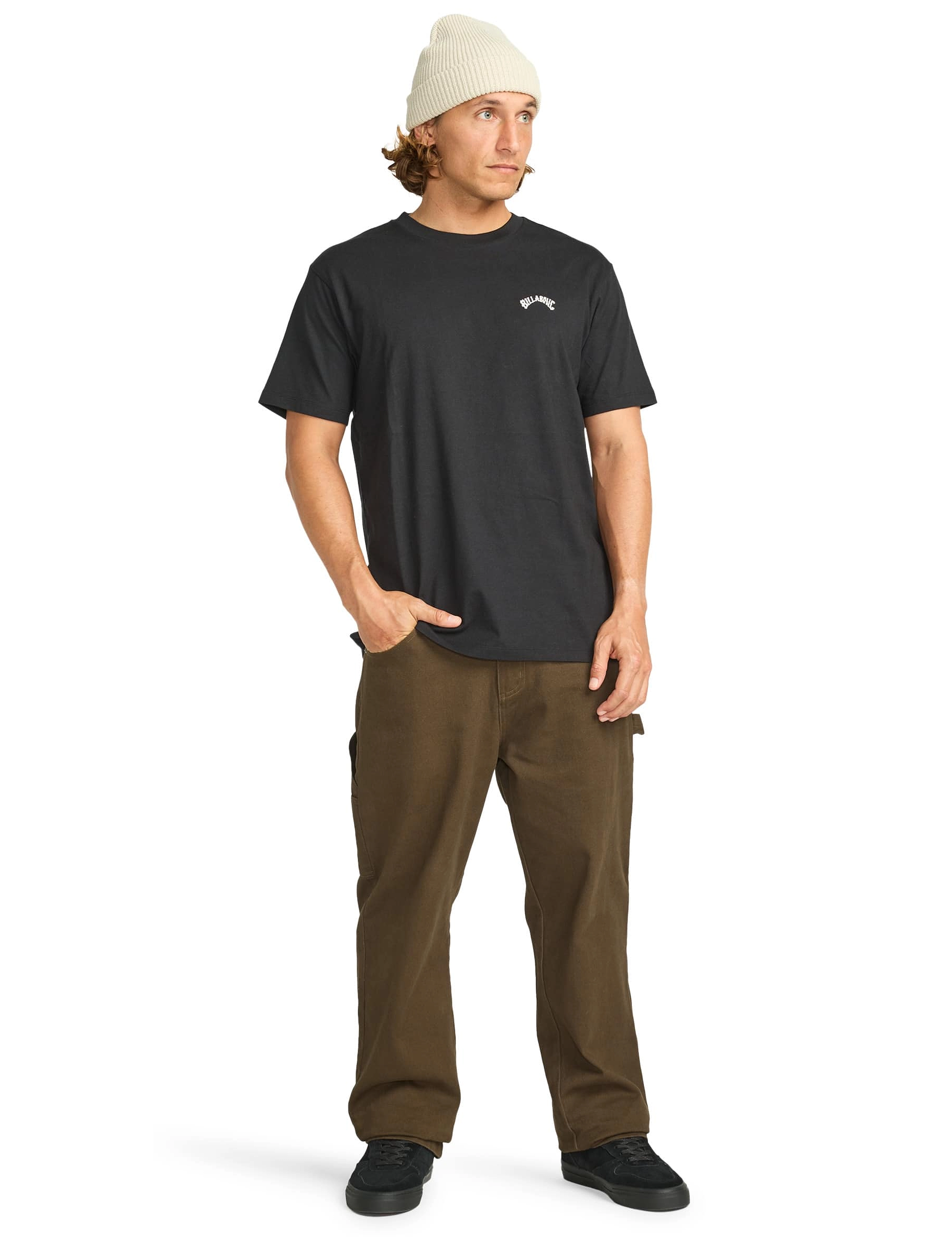 Billabong - ARCH CREW SS - koszulki i t-shirty - black - 4