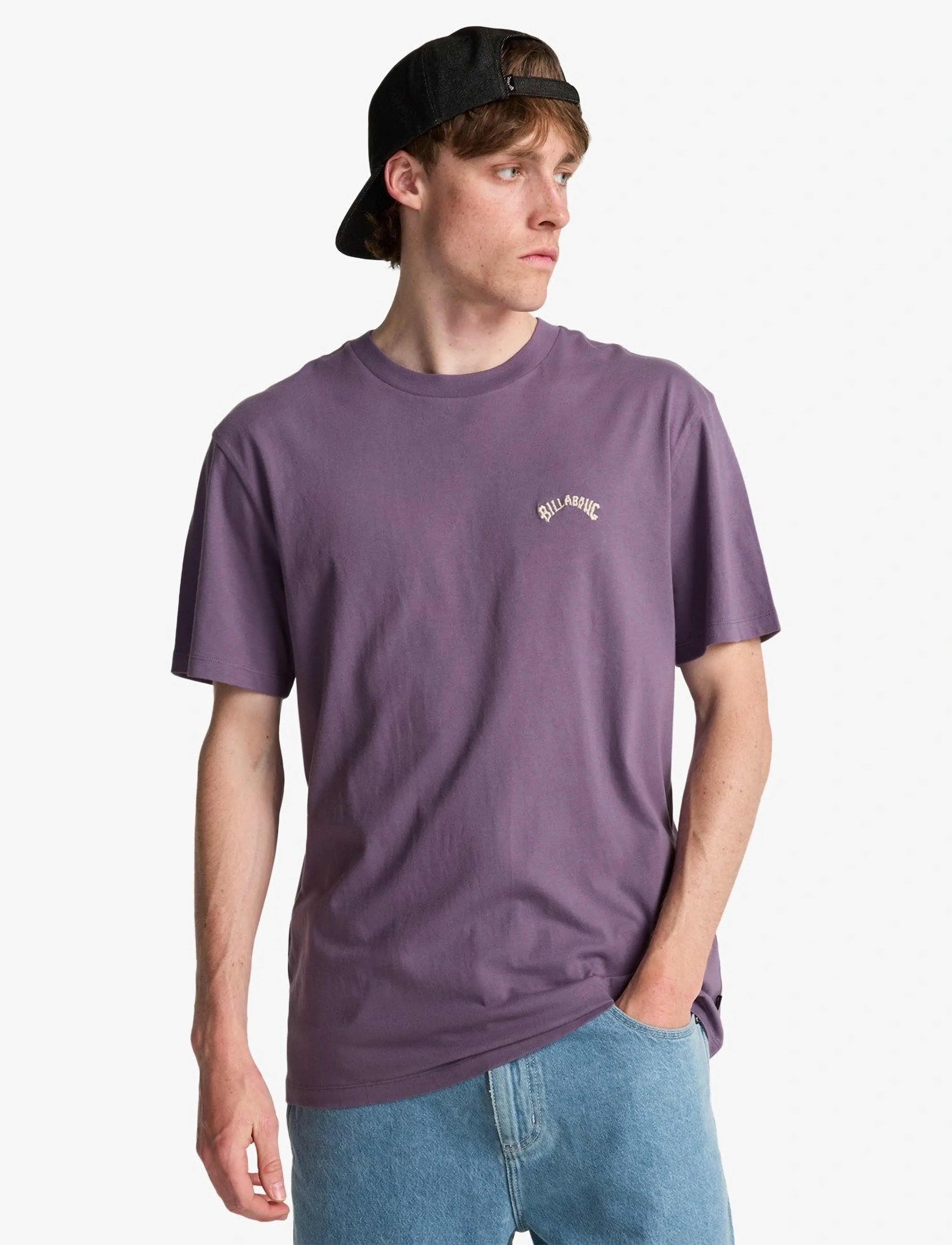 Billabong ARCH CREW SS - T-skjorter - DUSTY GRAPE / purple