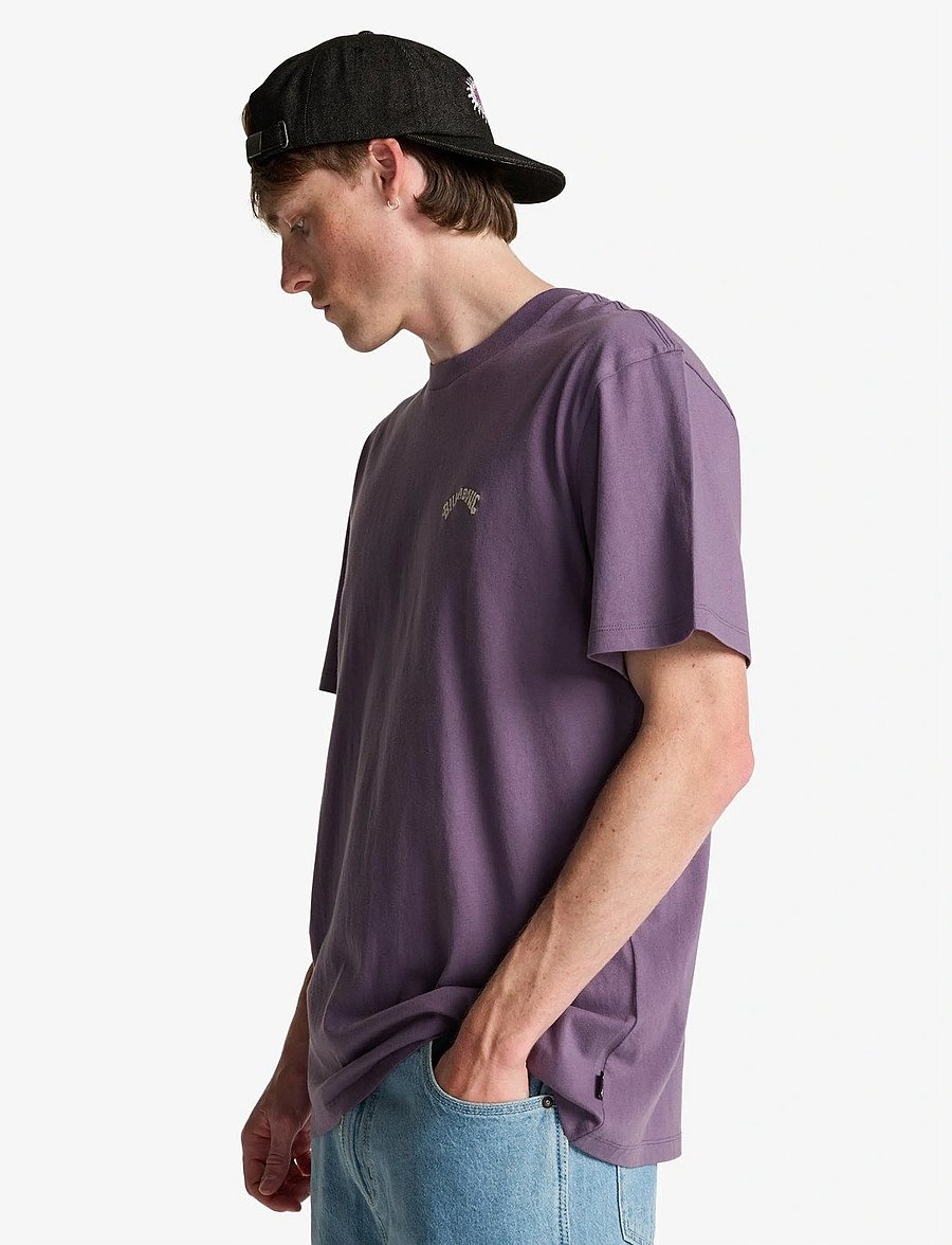 Billabong - ARCH CREW SS - oberteile & t-shirts - dusty grape - 4