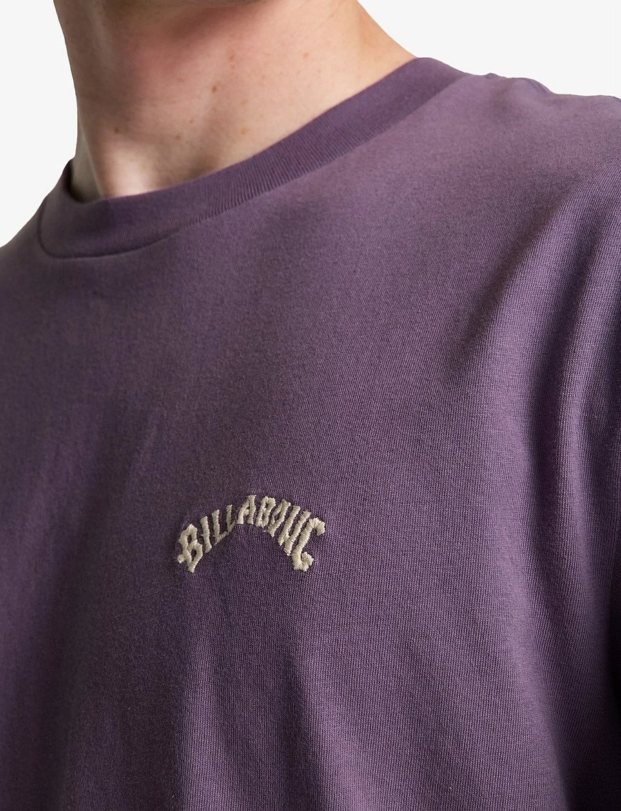 Billabong - ARCH CREW SS - oberteile & t-shirts - dusty grape - 5