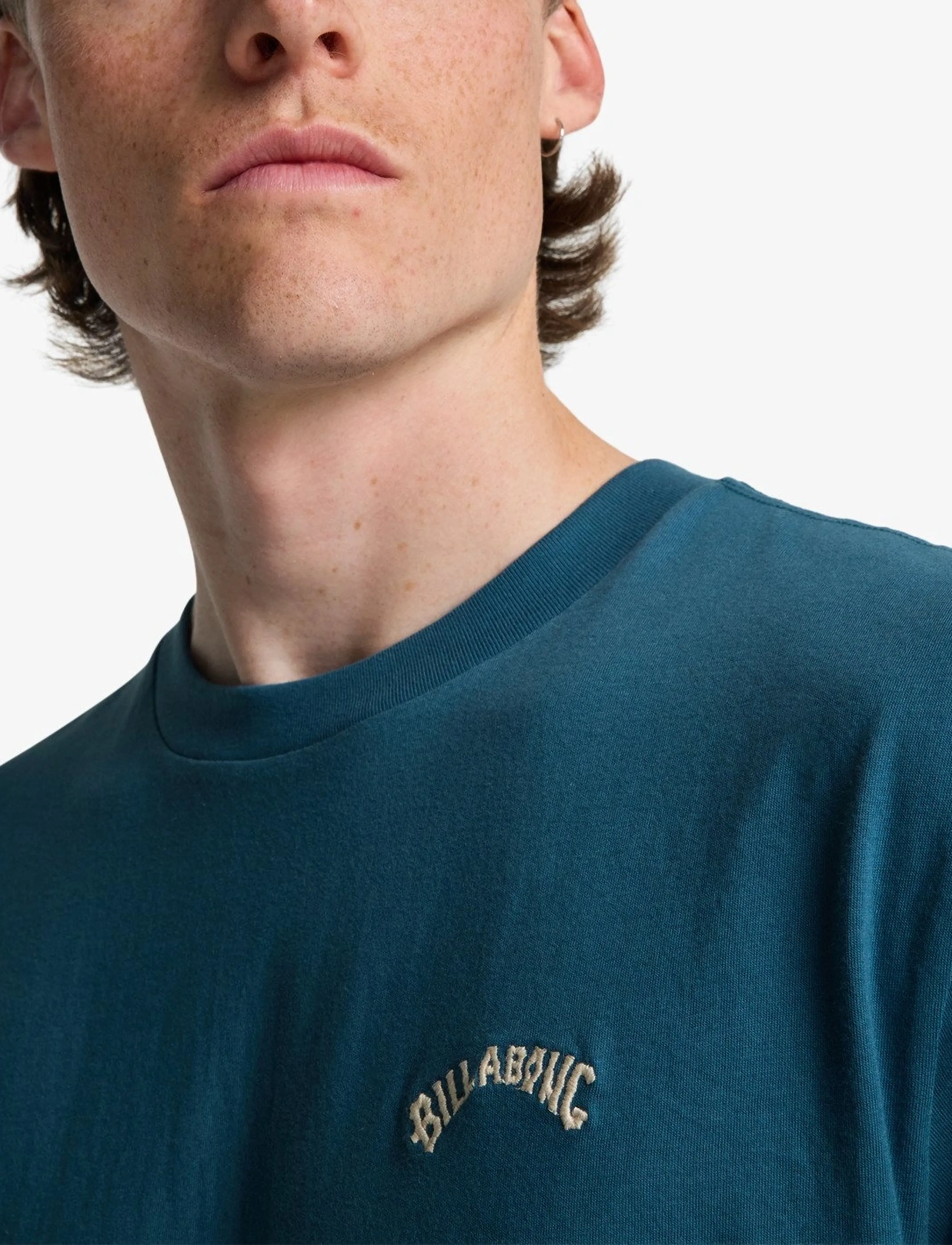 Billabong - ARCH CREW SS - t-shirts - real teal - 5