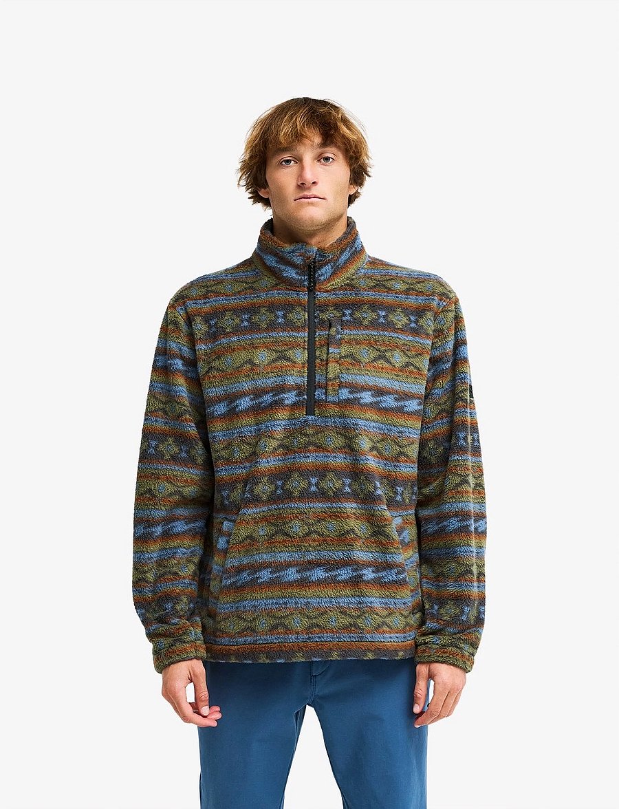 Billabong - BOUNDARY MOCK NECK - fleece-pullover - raven - 0