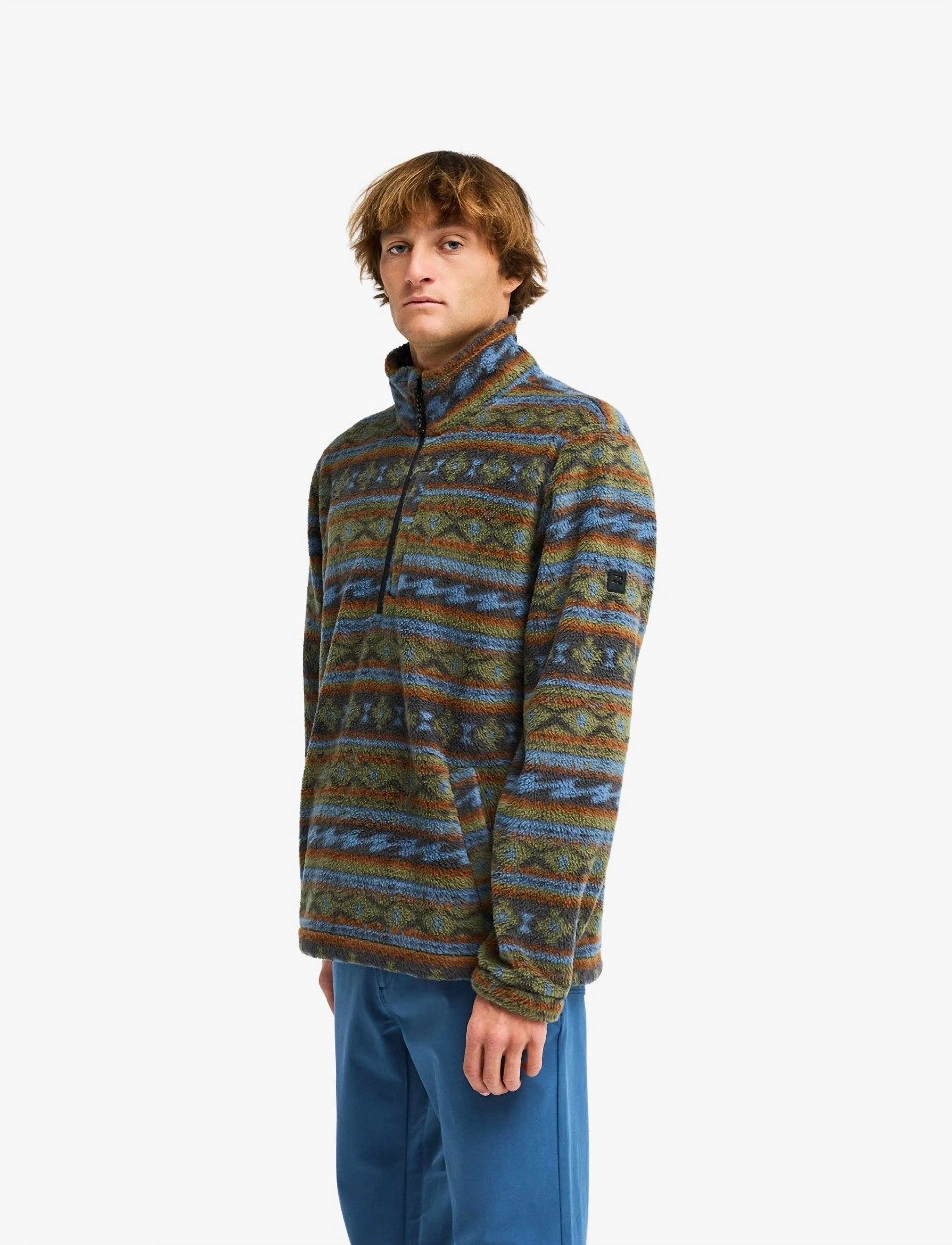 Billabong - BOUNDARY MOCK NECK - teddytröjor - raven - 5