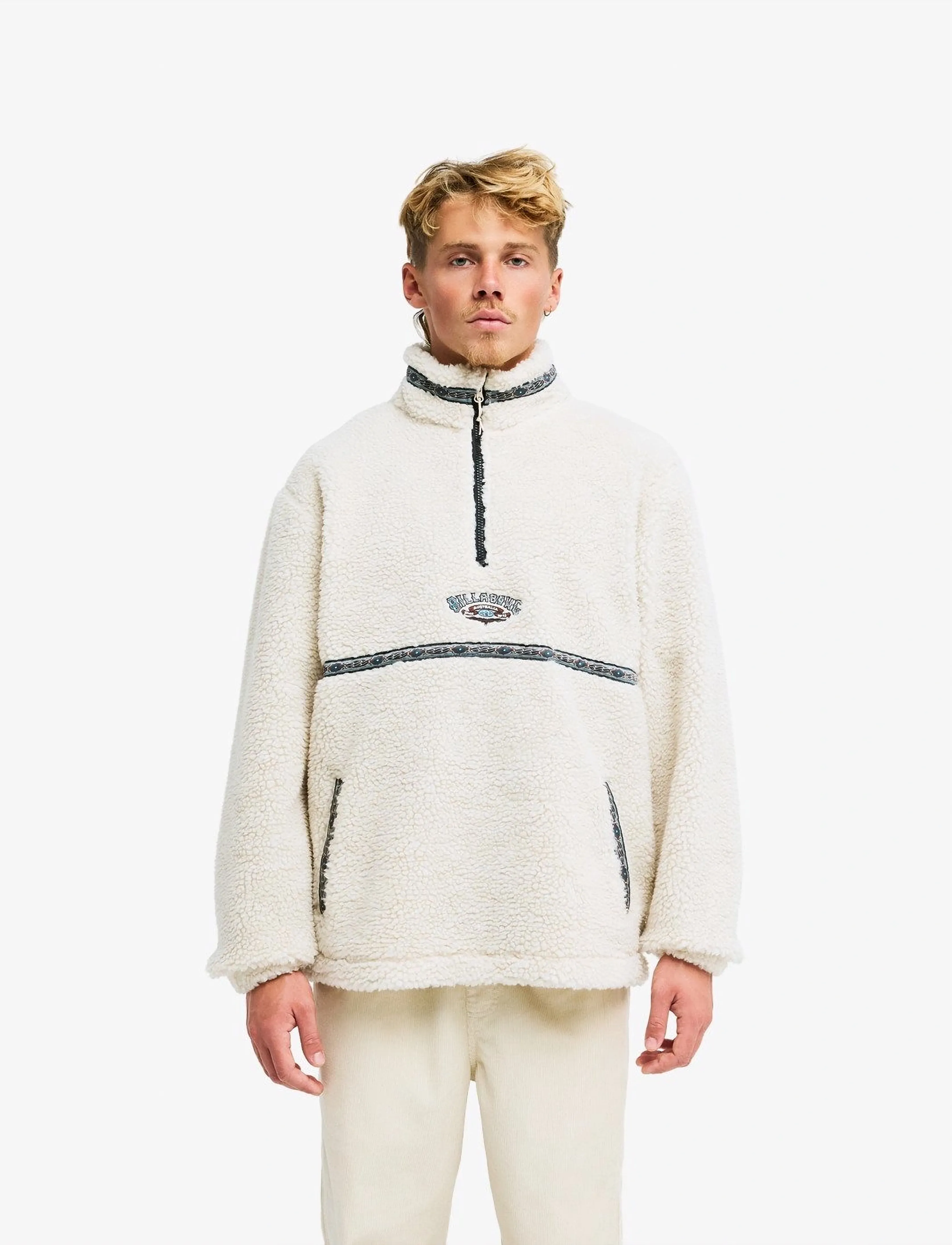 Billabong TOMBSTONE HALF ZIP - Jakker - OATMEAL / cream