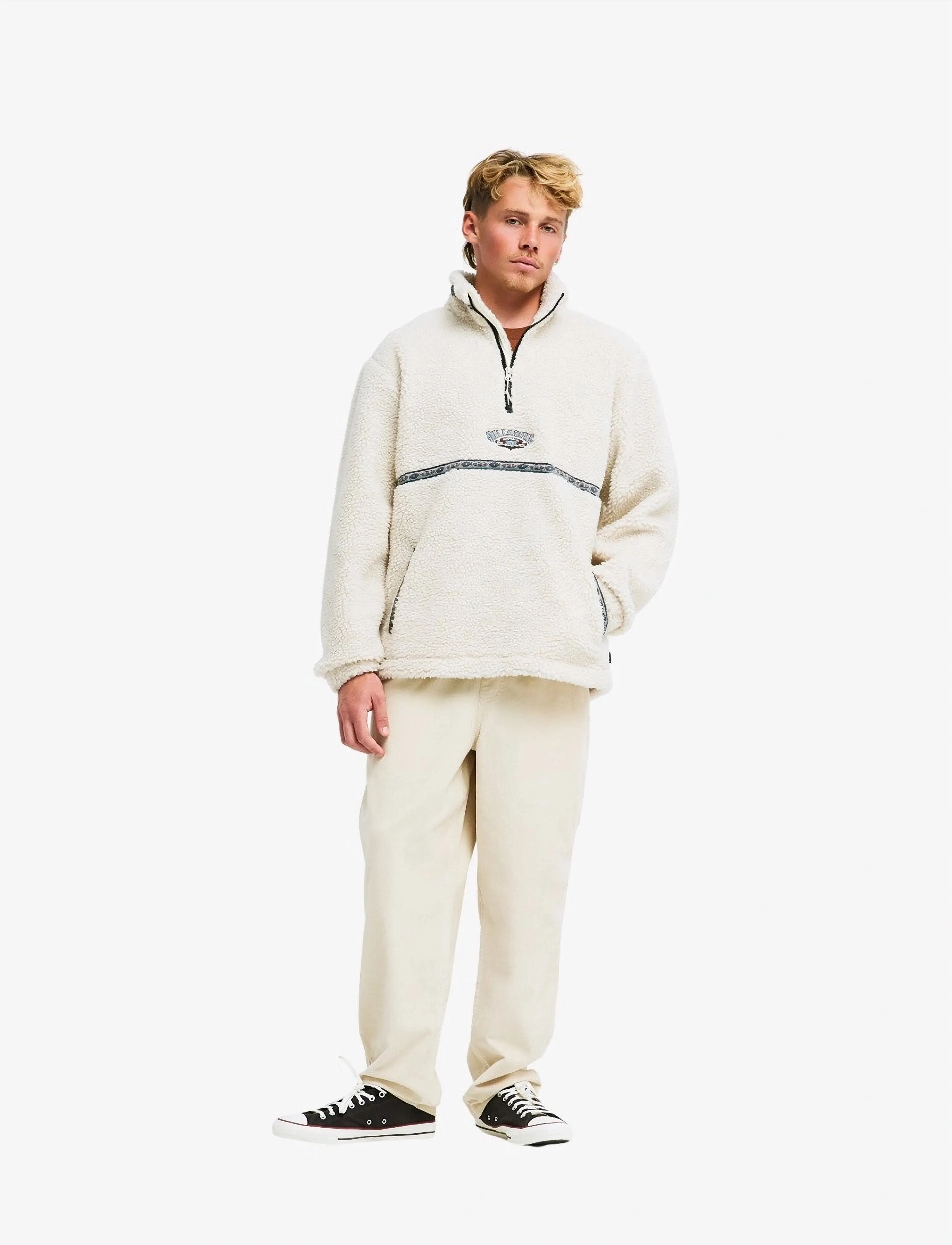 Billabong - TOMBSTONE HALF ZIP - forårsjakker - oatmeal - 4