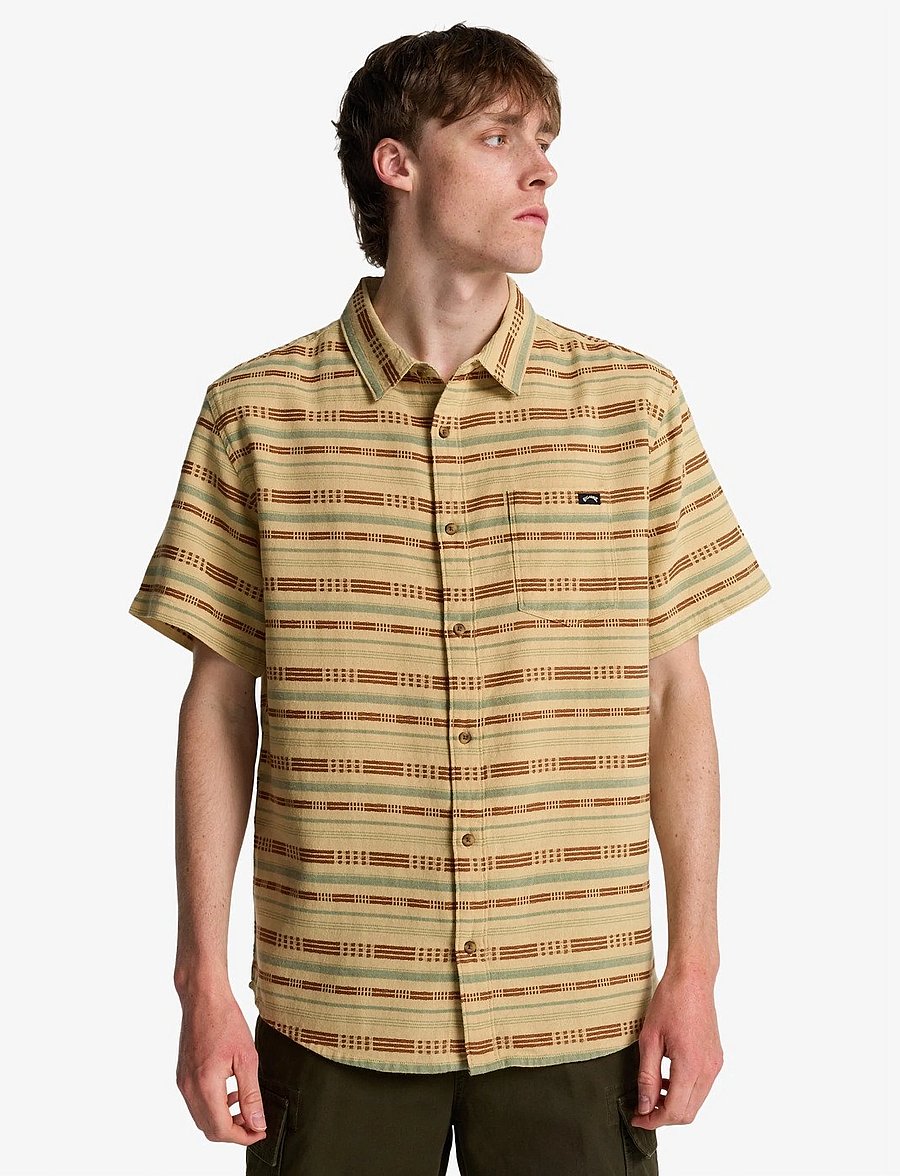 Billabong - SUNDAYS JACQUARD SS - toppe & t-shirts - caslte rock - 0