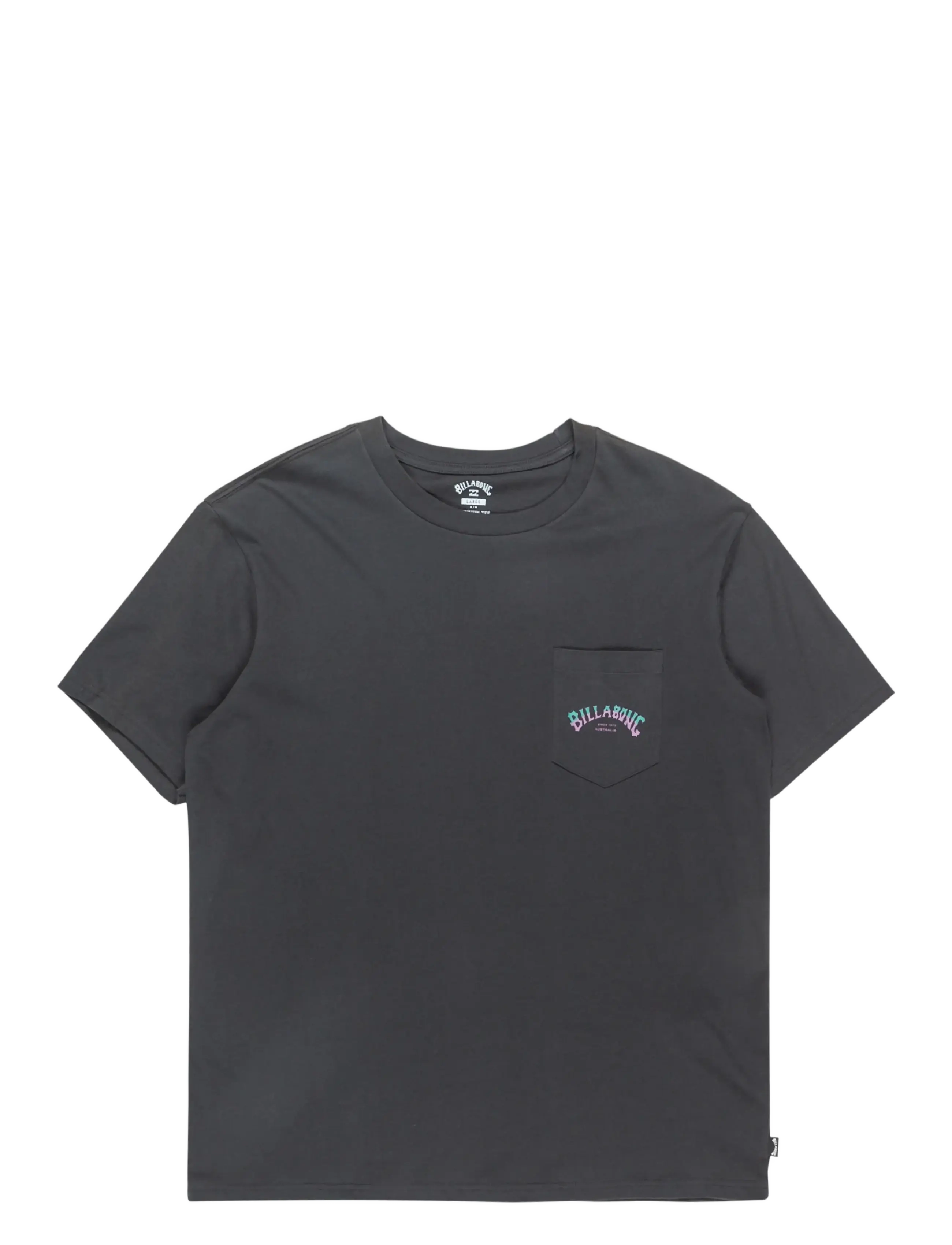 Billabong STACKED ARCH PKT - Drabužiai - WASHED BLACK / grey