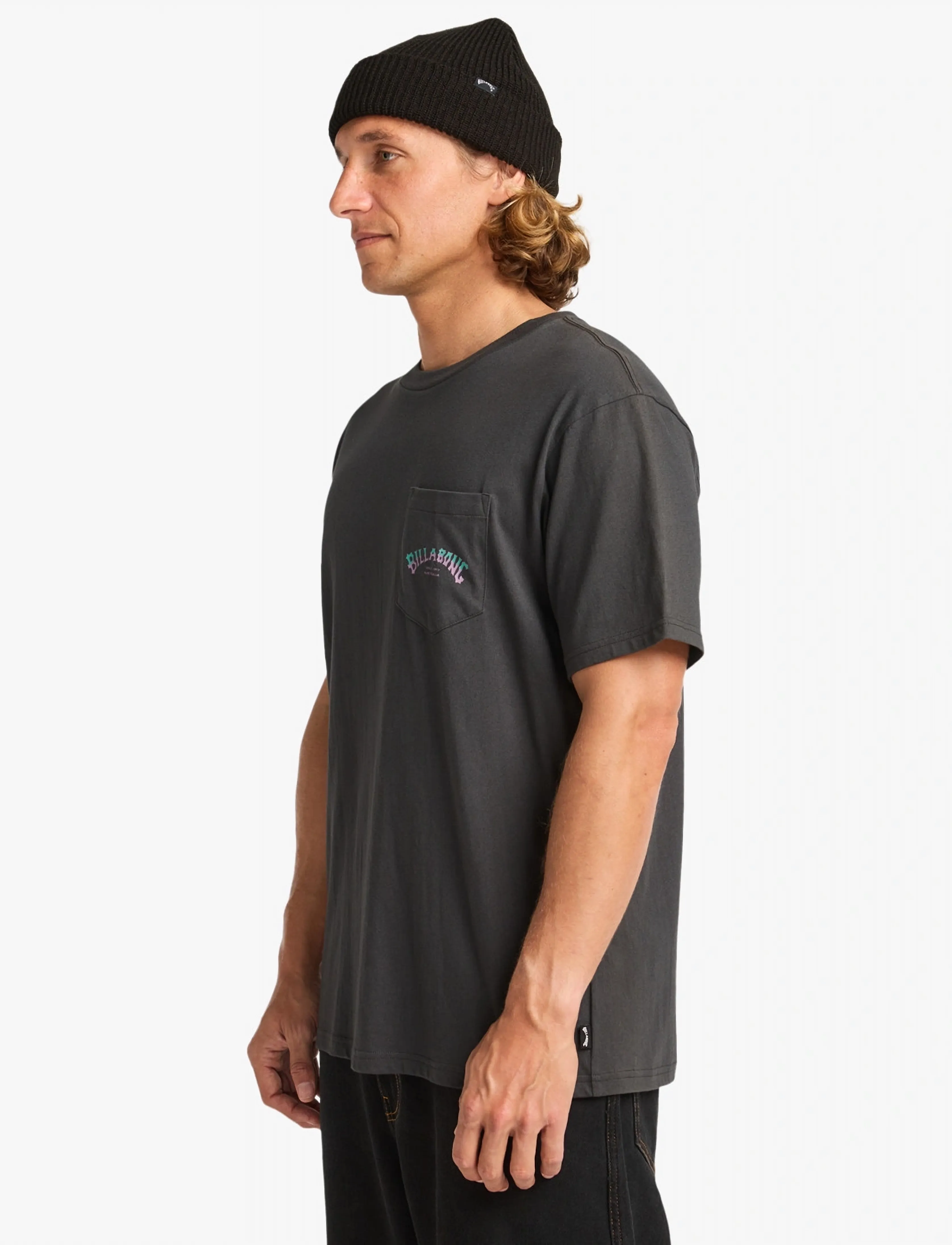 Billabong - STACKED ARCH PKT - washed black - 4