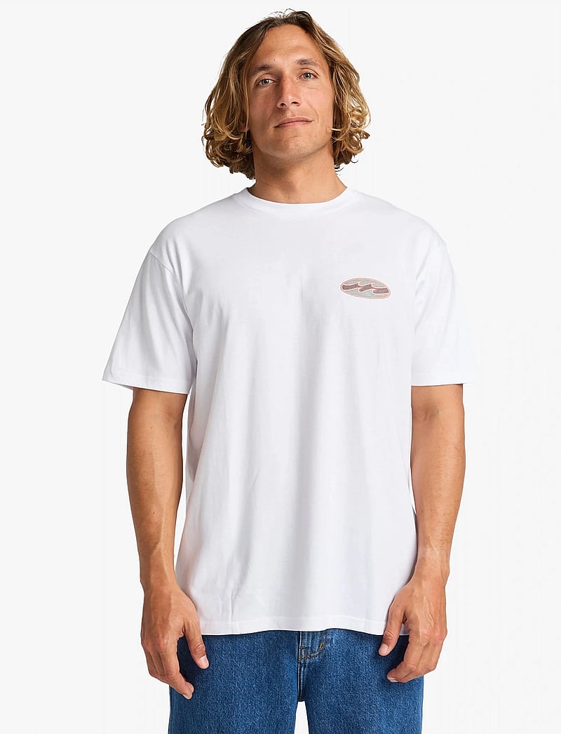 Billabong - CRAYON WAVE SS - tops & t-shirts - white - 0