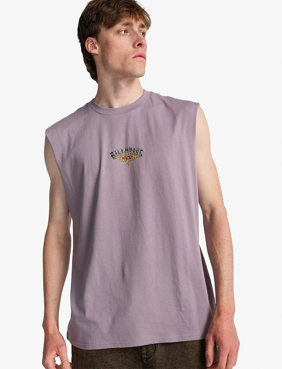 Billabong - BURN OUT MU - tank tops - purple ash - 0