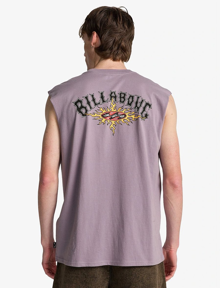 Billabong - BURN OUT MU - tank tops - purple ash - 3