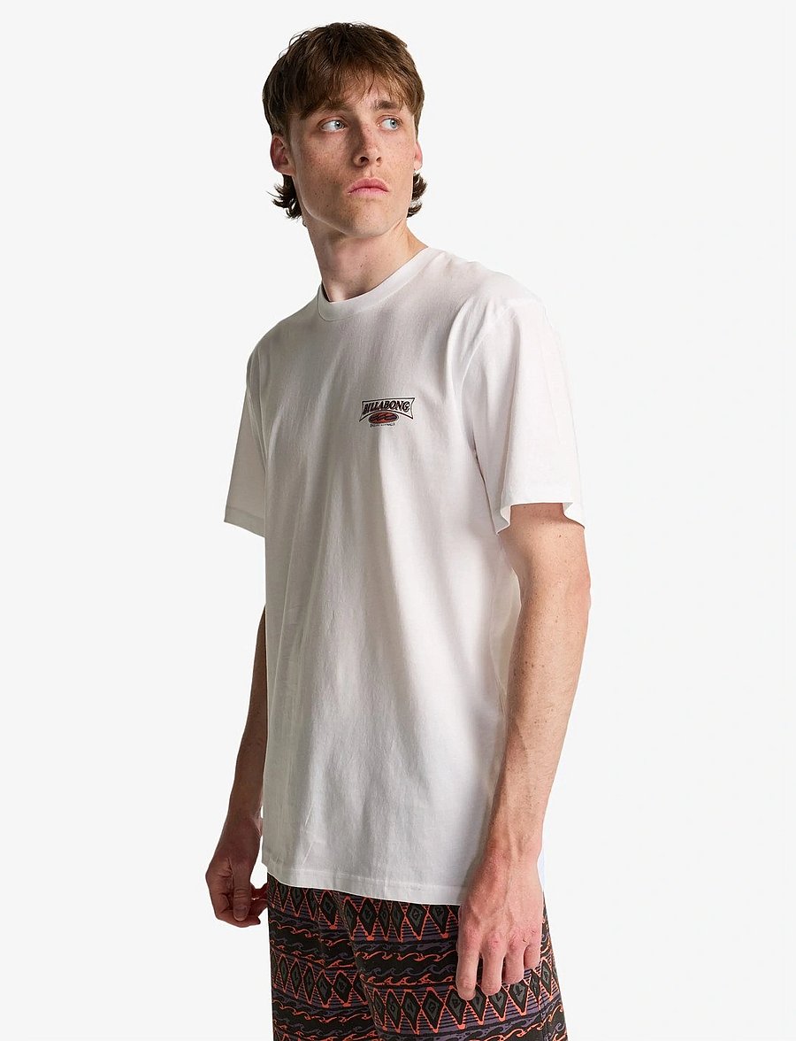 Billabong - BURLEIGH SS - t-shirts - white - 3