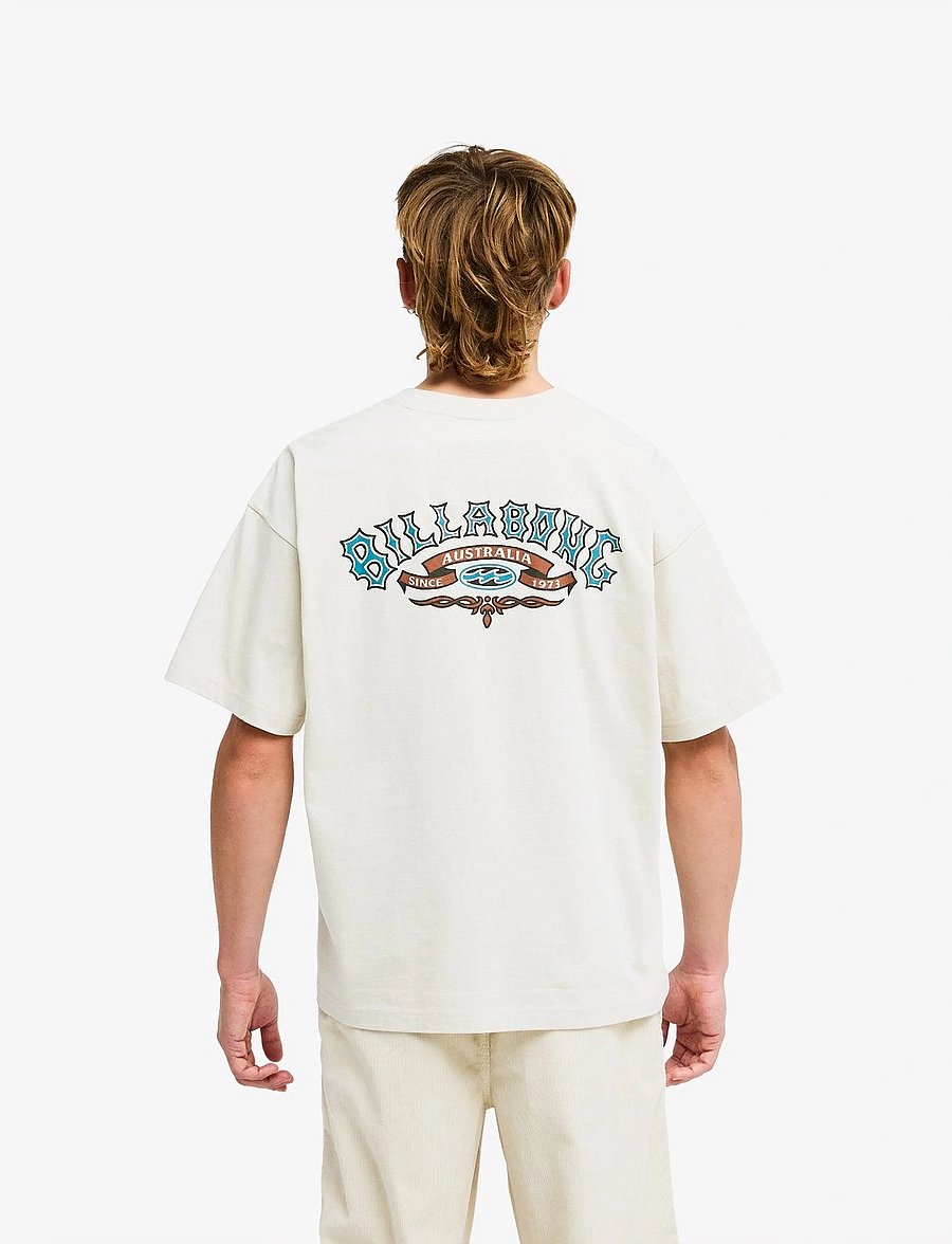 Billabong - HERITAGE OG SS - kortärmade t-shirts - oatmeal - 3