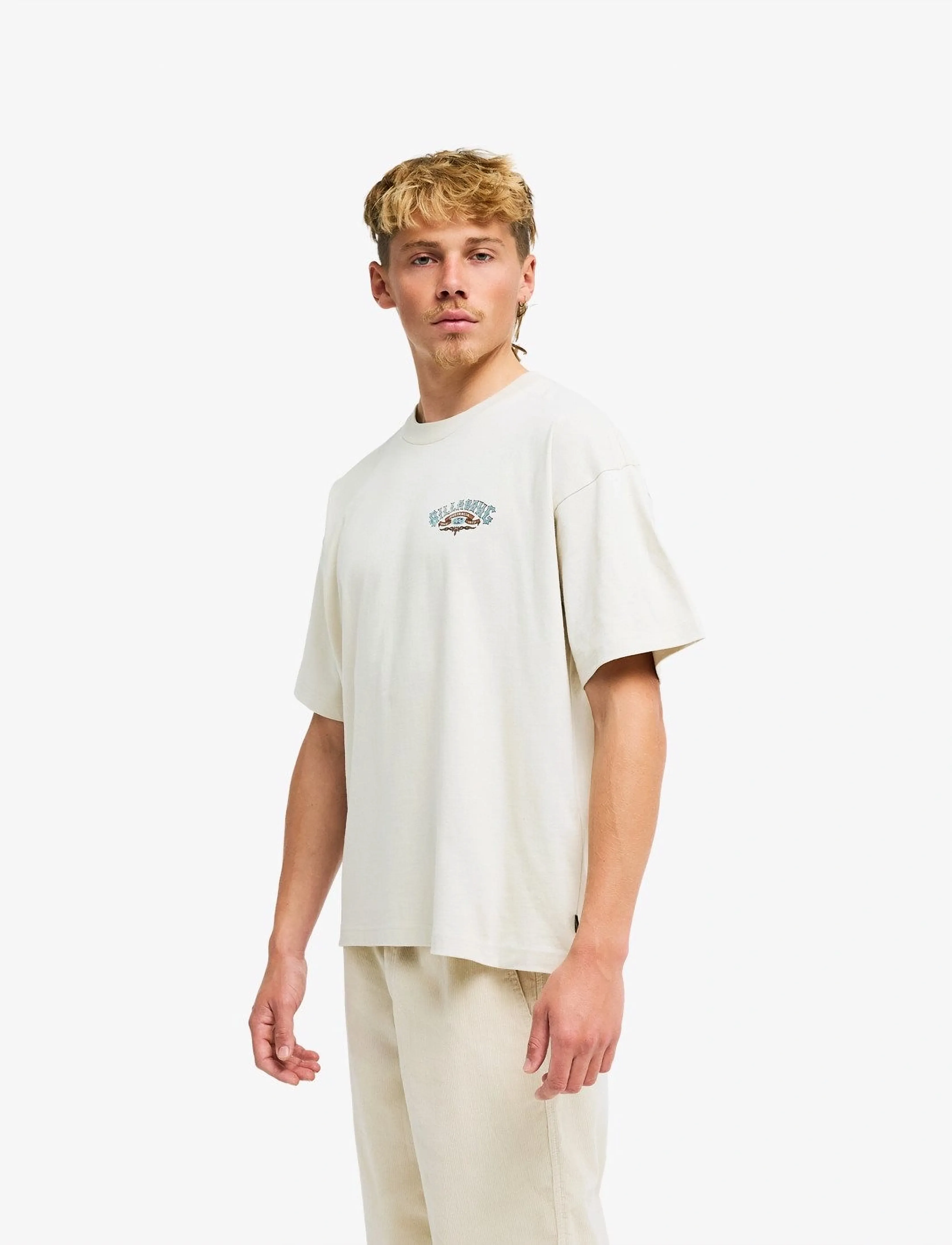 Billabong - HERITAGE OG SS - kurzärmelige t-shirts - oatmeal - 4