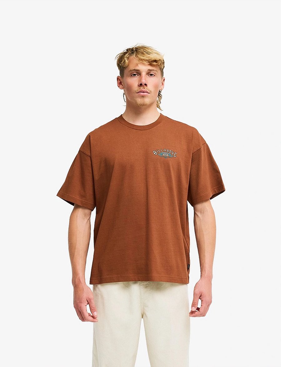 Billabong - HERITAGE OG SS - kortärmade t-shirts - tortoise shell - 0