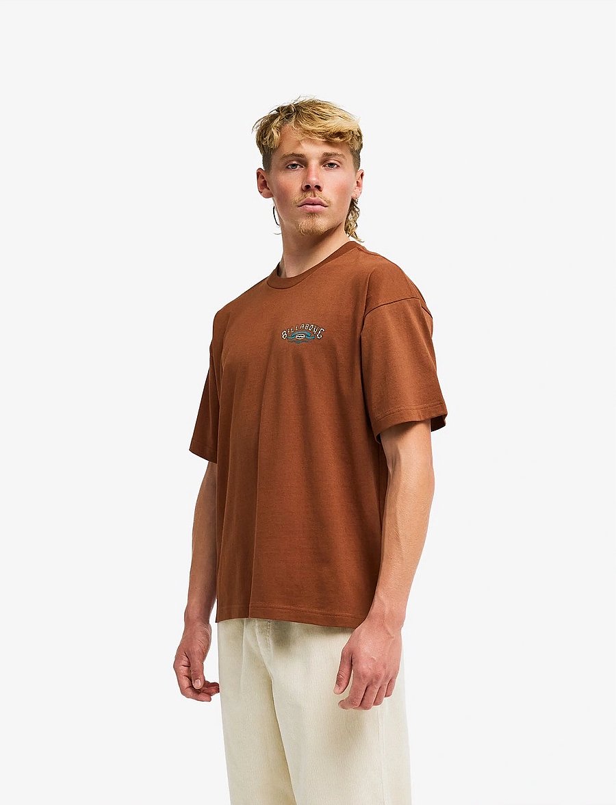 Billabong - HERITAGE OG SS - kortärmade t-shirts - tortoise shell - 4