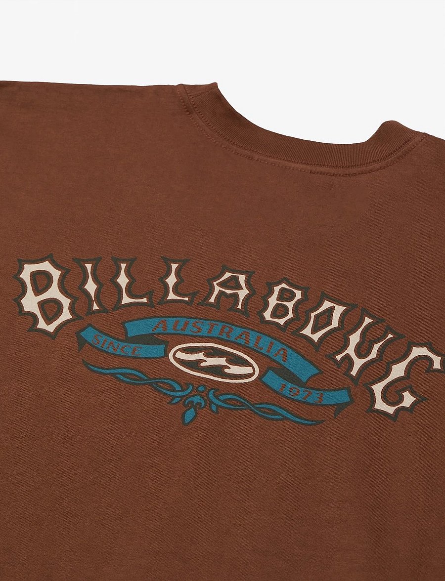 Billabong - HERITAGE OG SS - kortärmade t-shirts - tortoise shell - 5