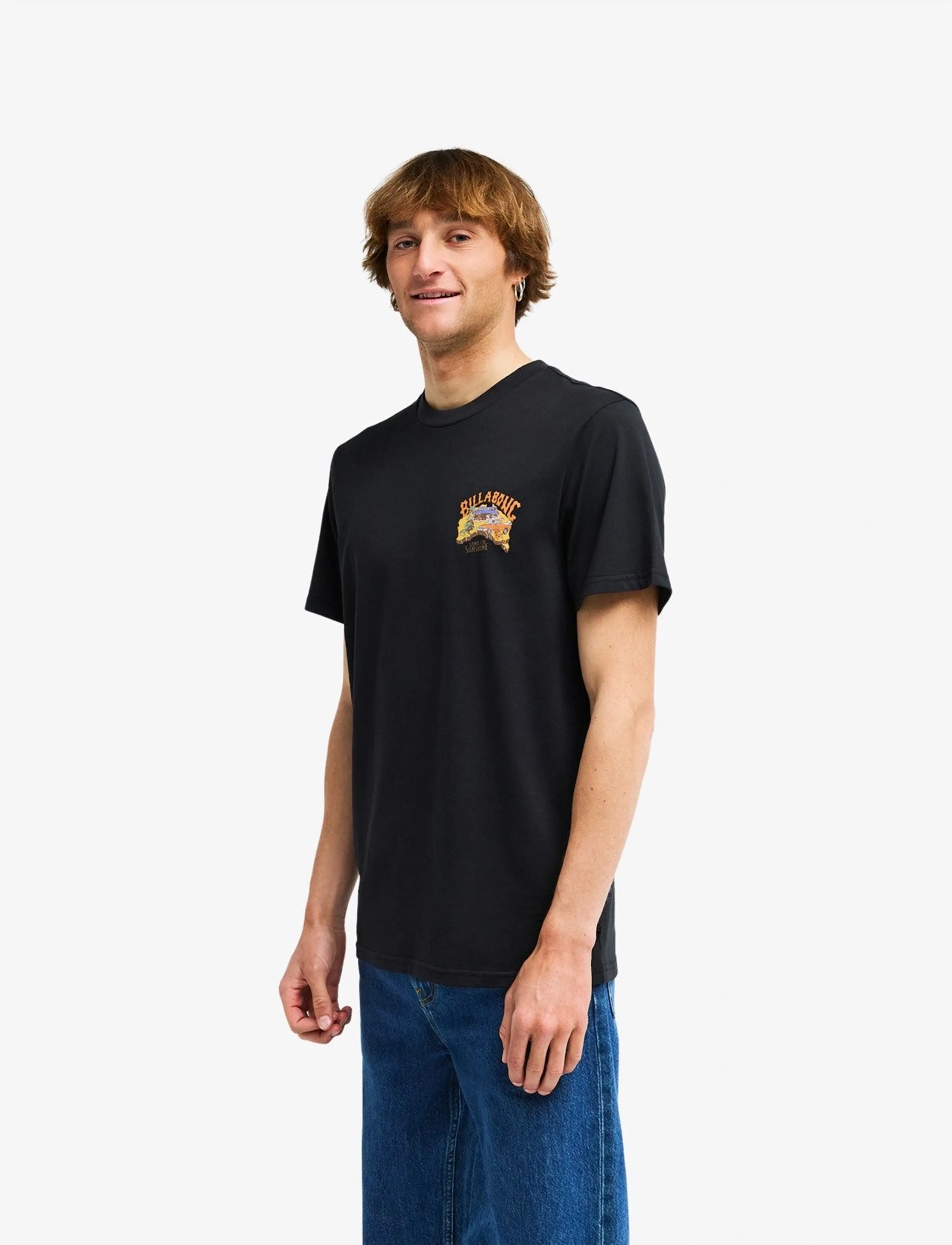 Billabong - STRAYA SS - short-sleeved t-shirts - black - 4