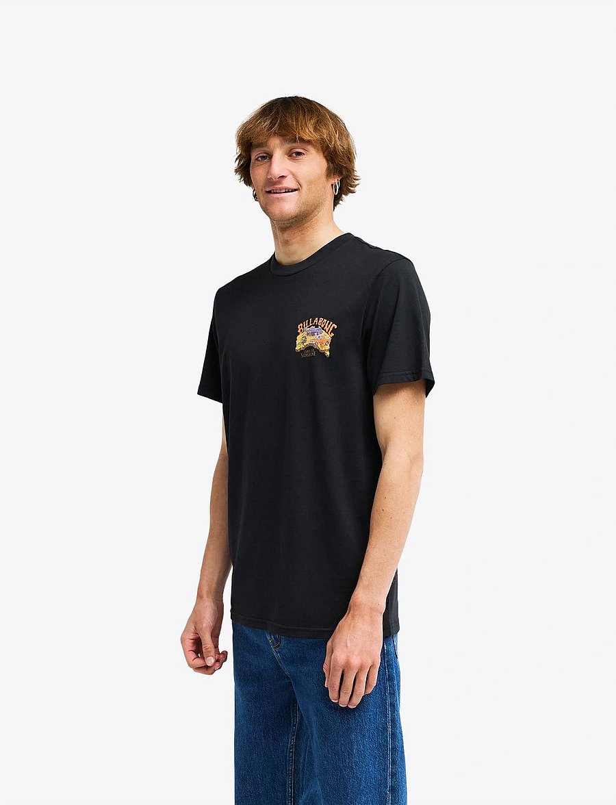 Billabong - STRAYA SS - kurzärmelige t-shirts - black - 4