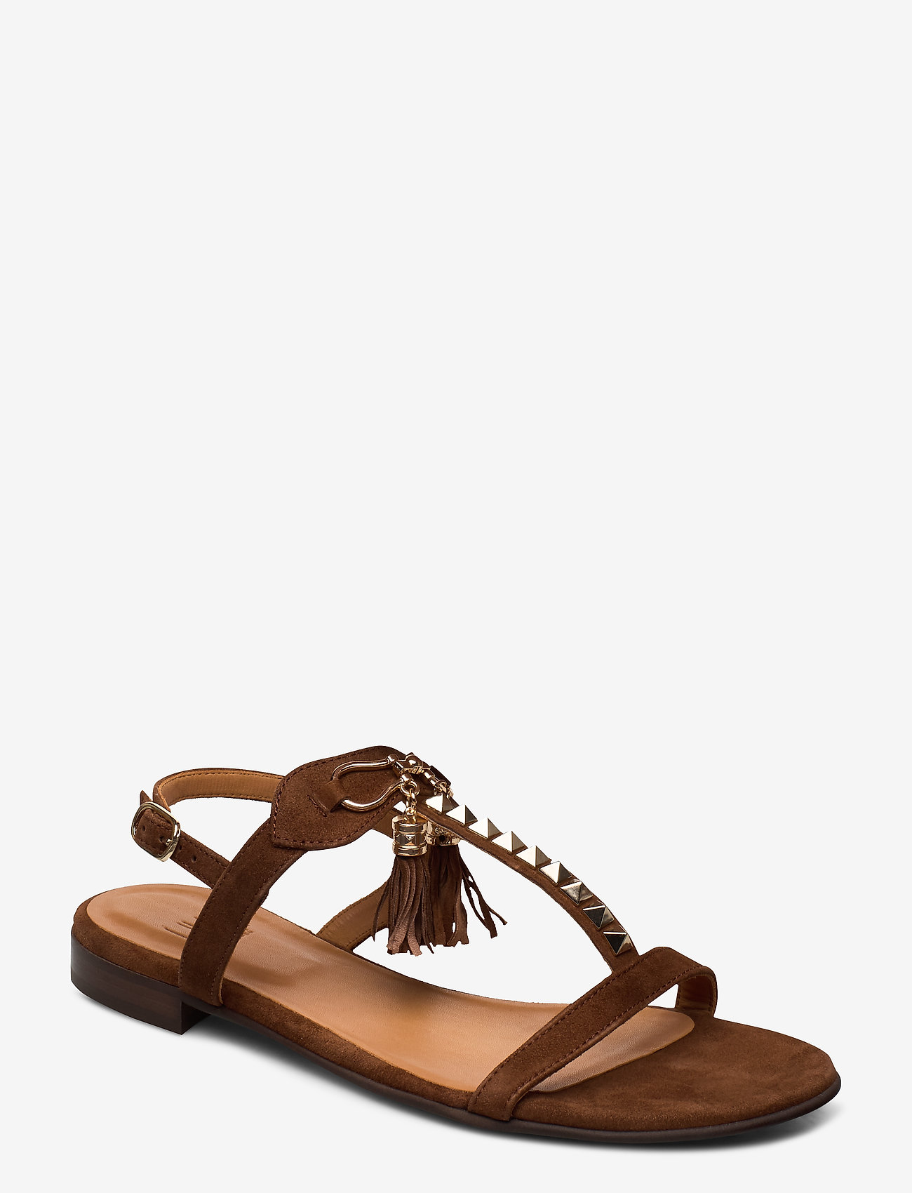 Billi Bi - Sandals 18626 - cognac suede/gold 556 - 0