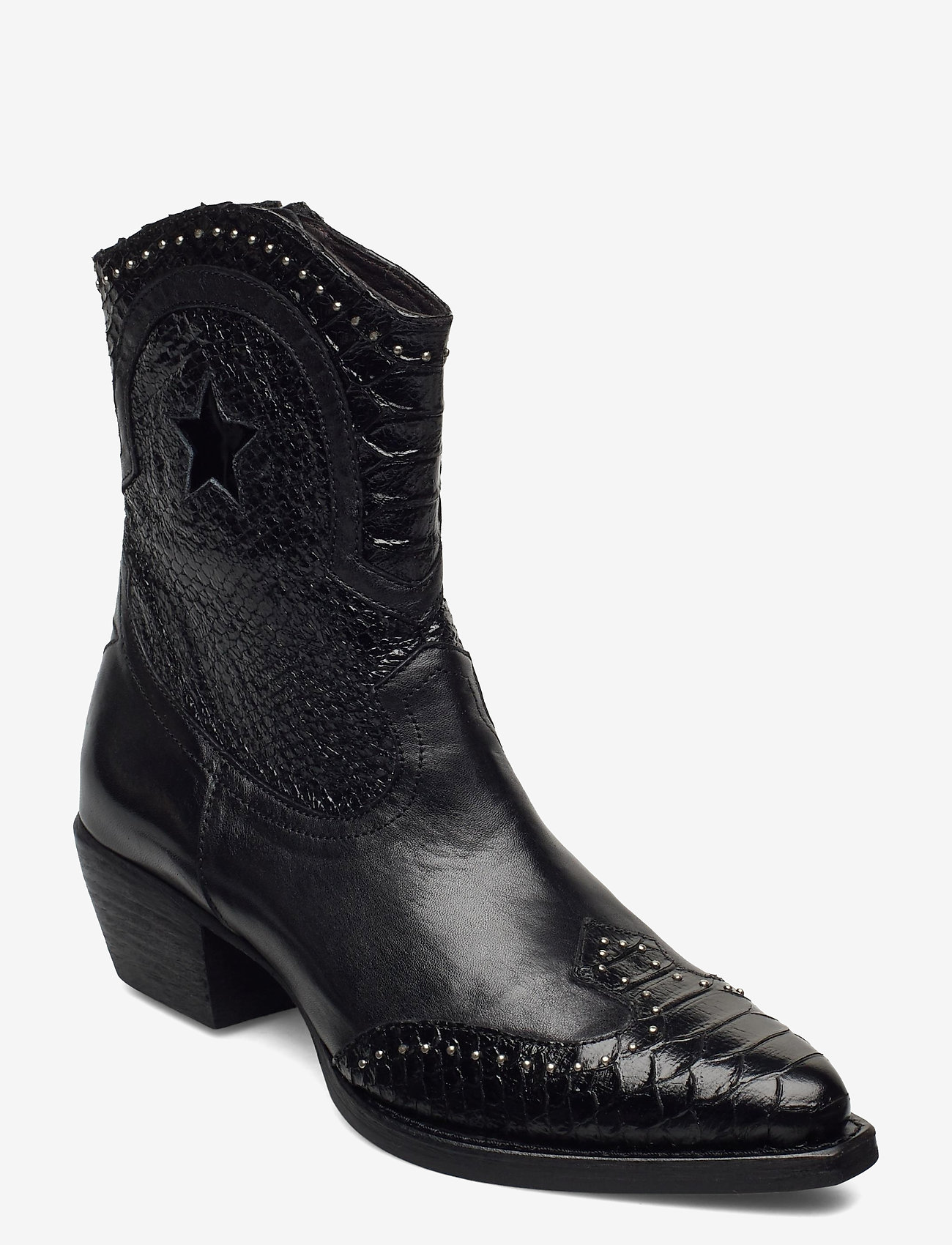 Boots - BLACK/OFF WHITE SNAKE COMB.233