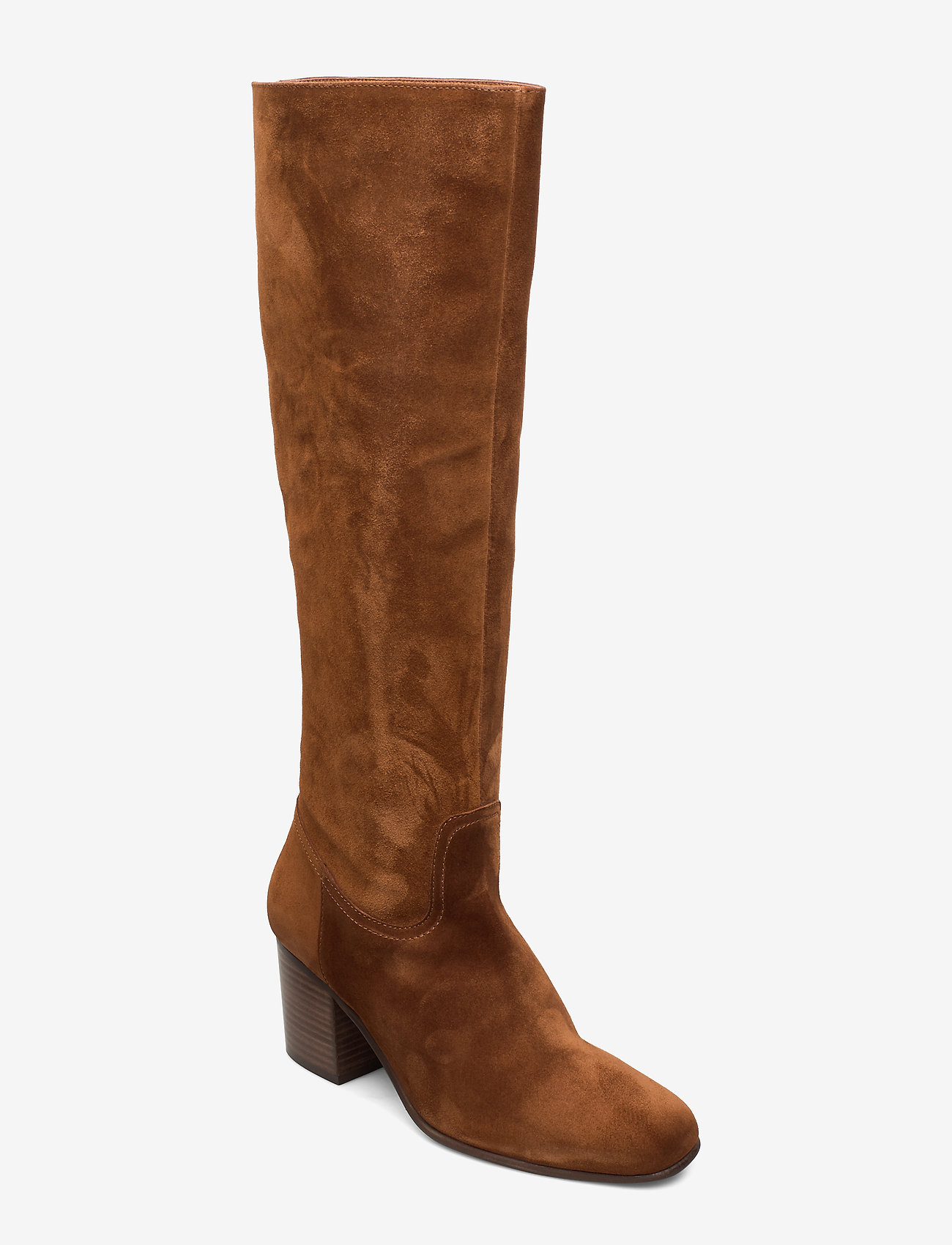 Booties 3731 - COGNAC 1614 BABYSILK SUEDE 556