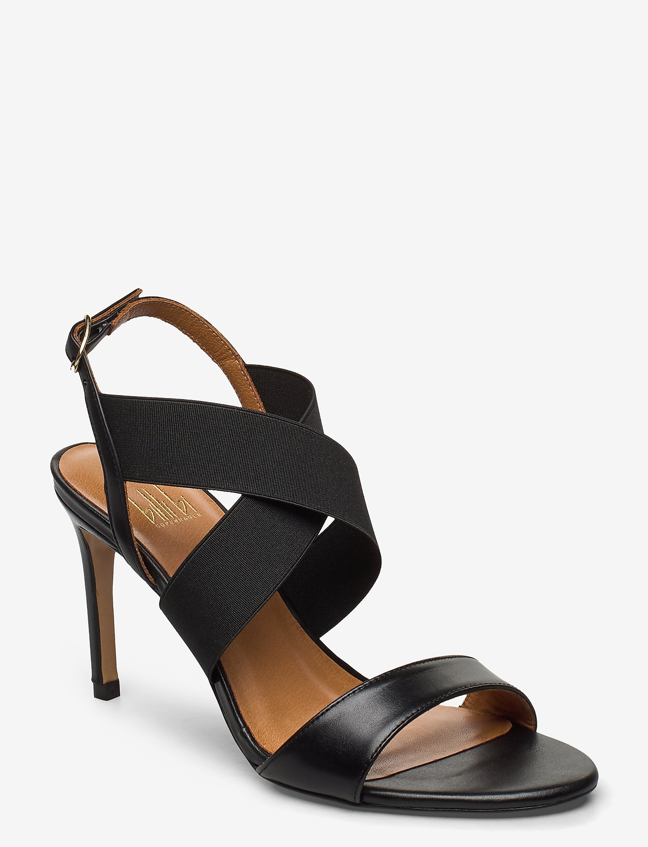 Sandals 4691 - BLACK CALF/ELAST. 80